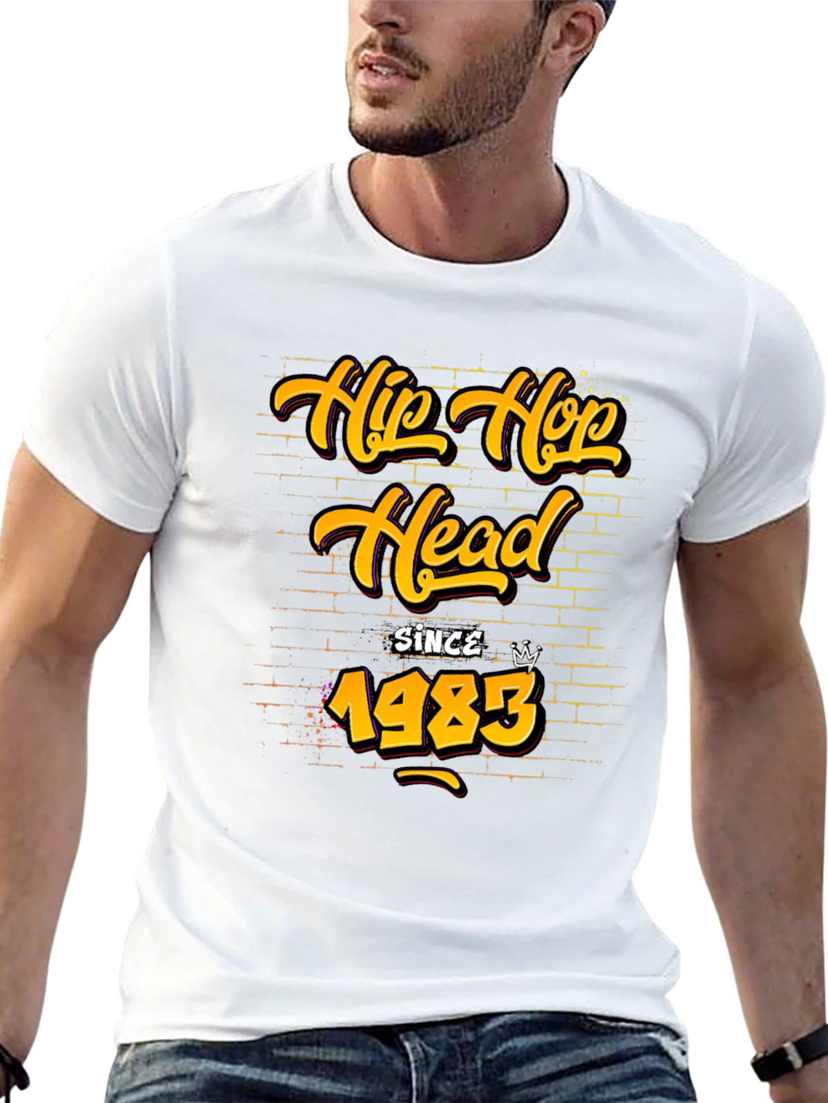 Hip Hop Head Since 1983 Graphic T-Shirt