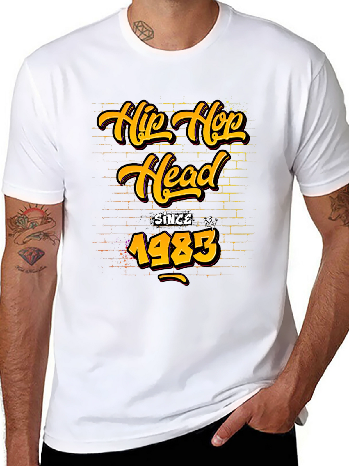 Hip Hop Head Since 1983 Graphic T-Shirt