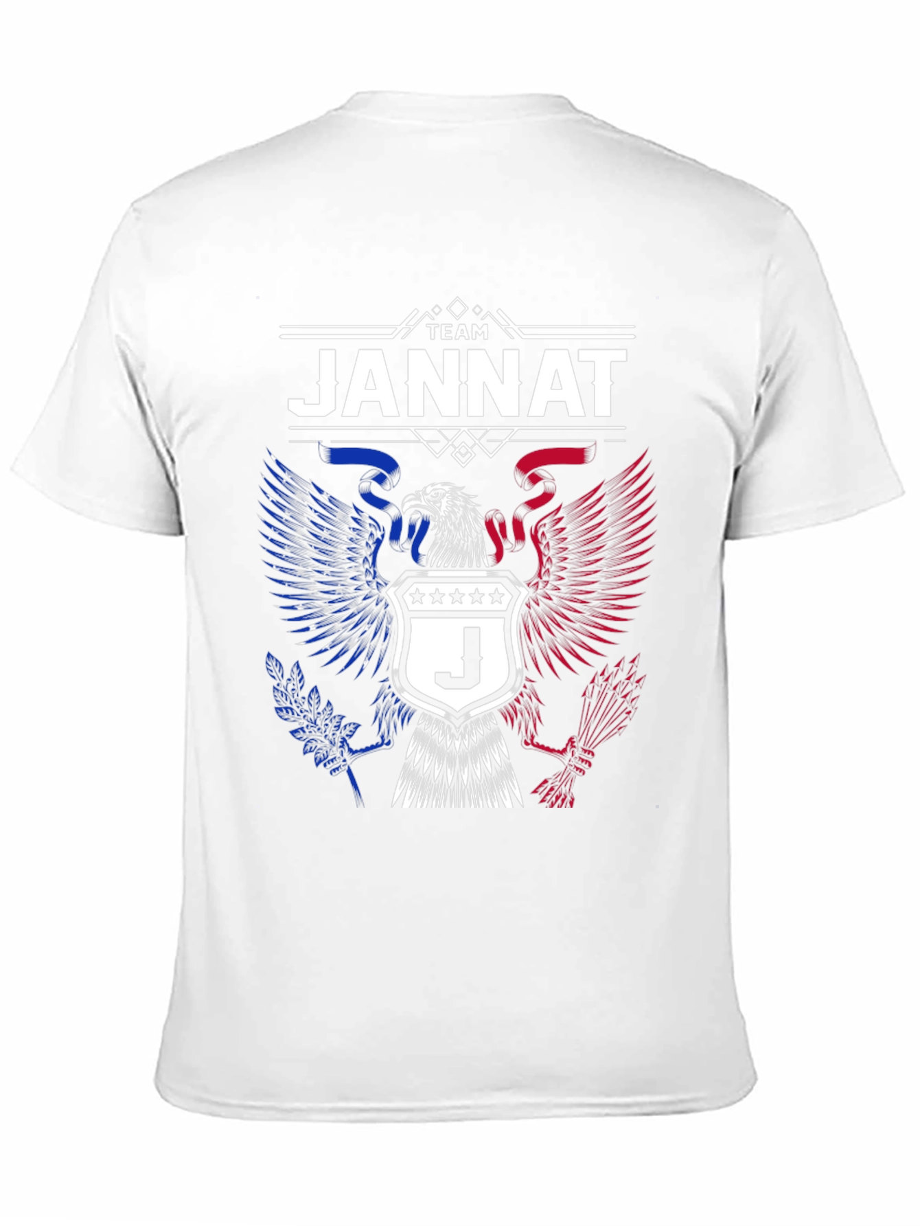Team Jannat Eagle Crest Graphic T-Shirt