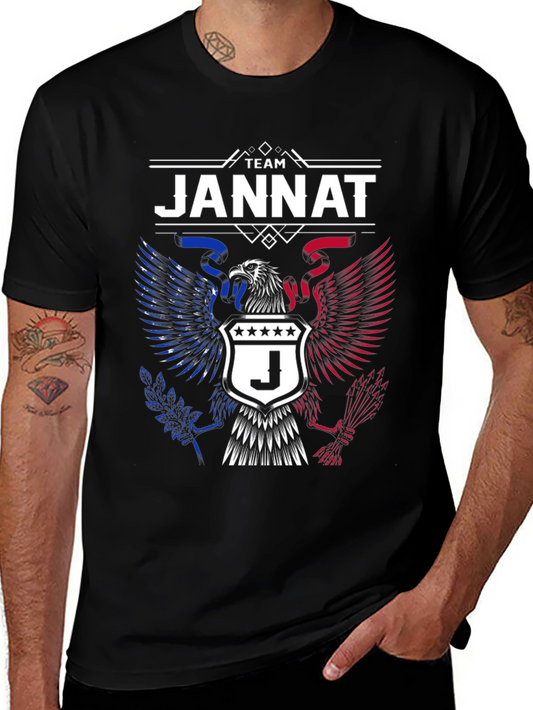 Team Jannat Eagle Crest Graphic T-Shirt
