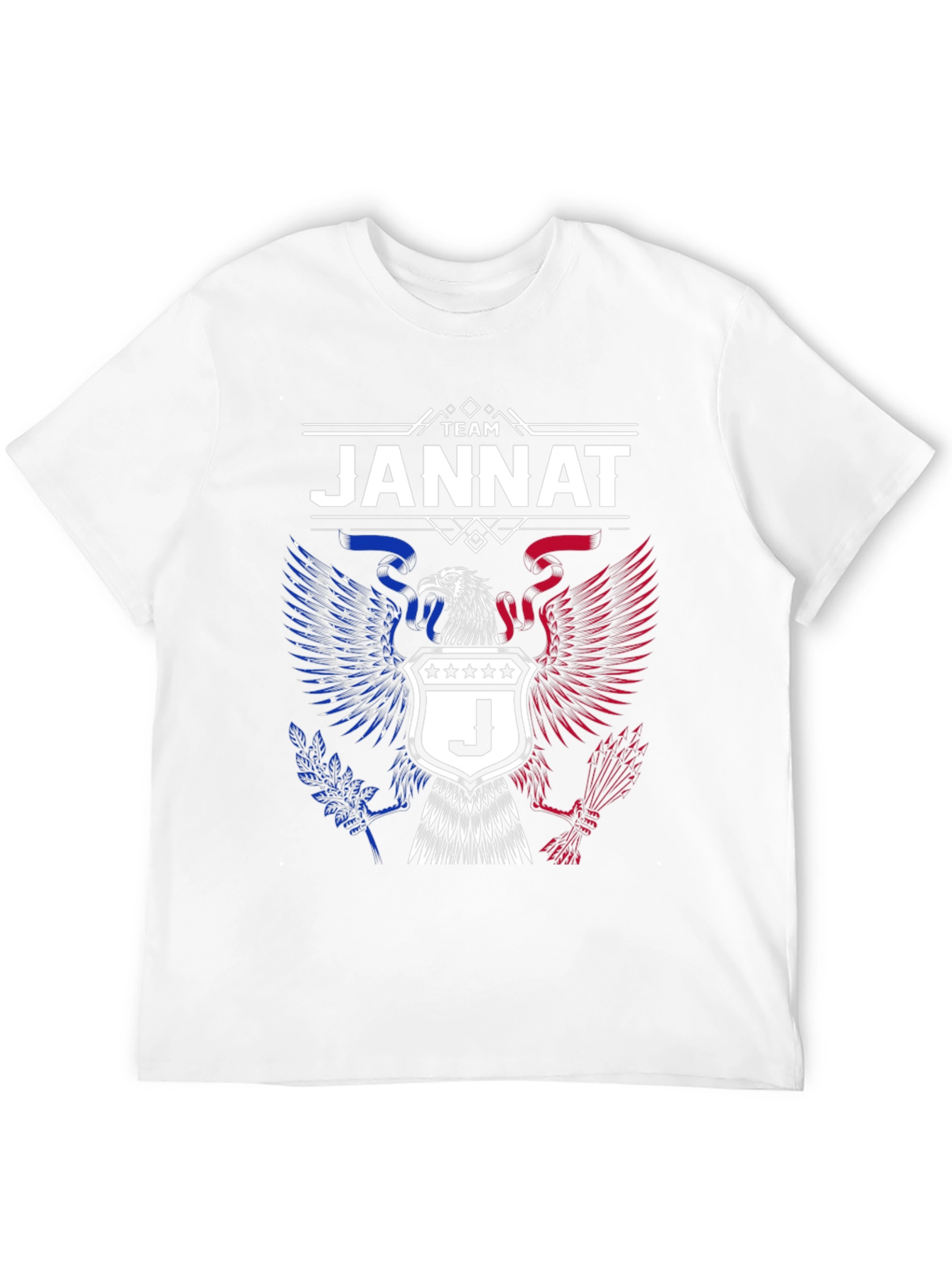 Team Jannat Eagle Crest Graphic T-Shirt