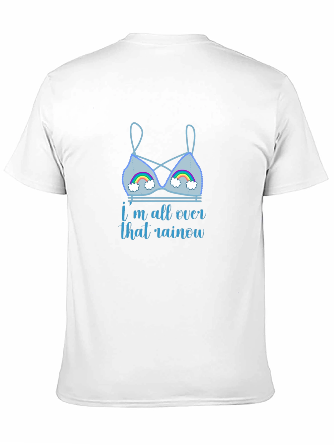 Rainbow Bra Graphic T-Shirt