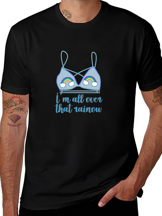 Rainbow Bra Graphic T-Shirt