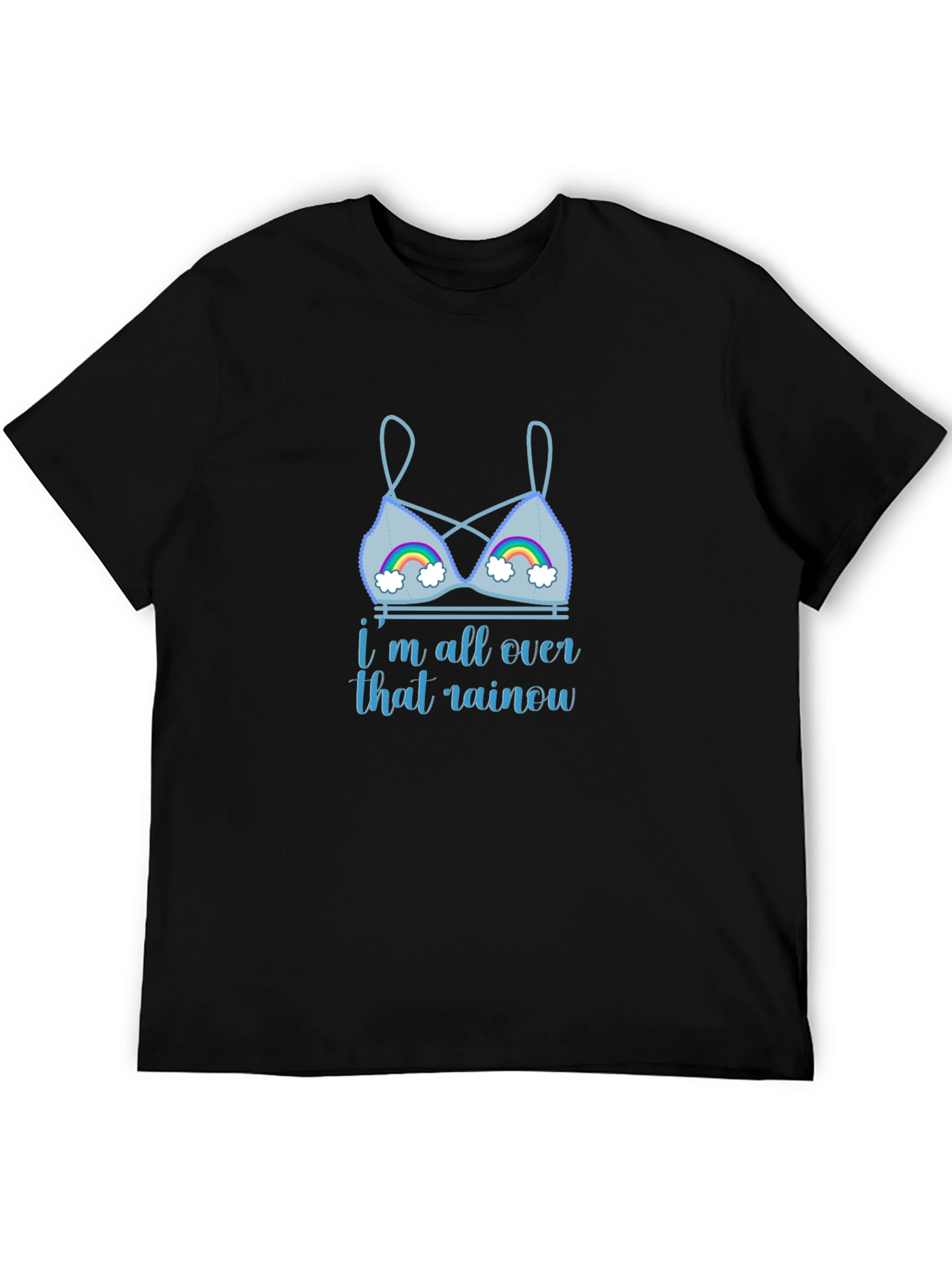 Rainbow Bra Graphic T-Shirt