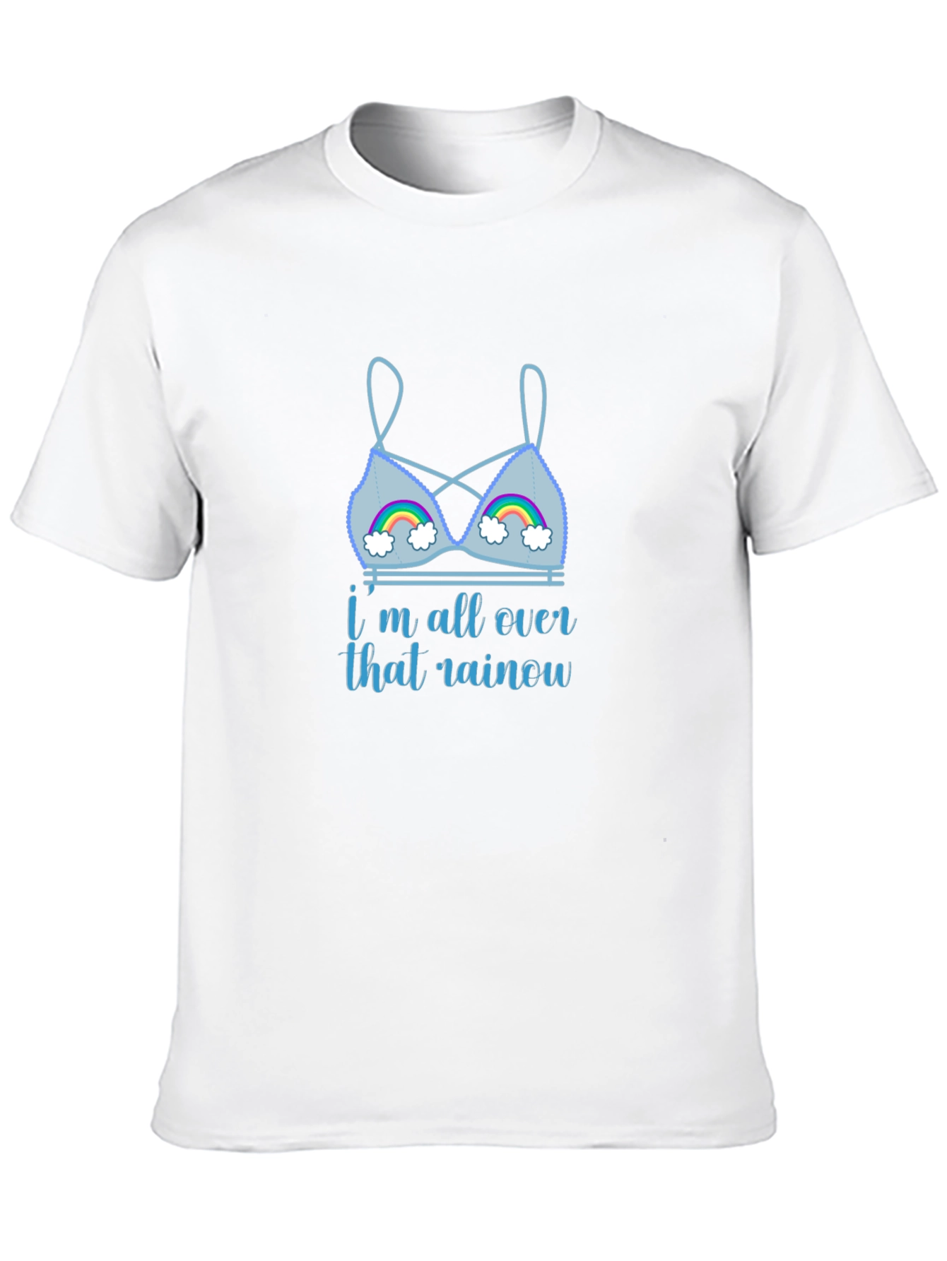 Rainbow Bra Graphic T-Shirt