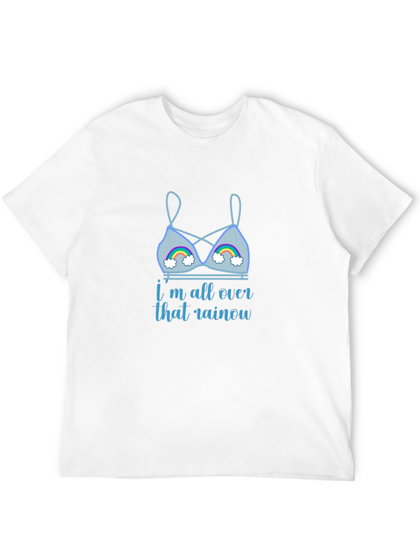 Rainbow Bra Graphic T-Shirt
