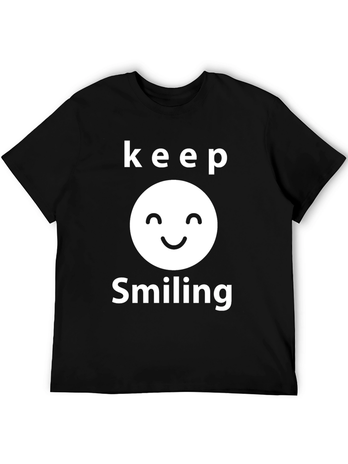 Keep Smiling Graphic T-Shirt - Positive Vibes