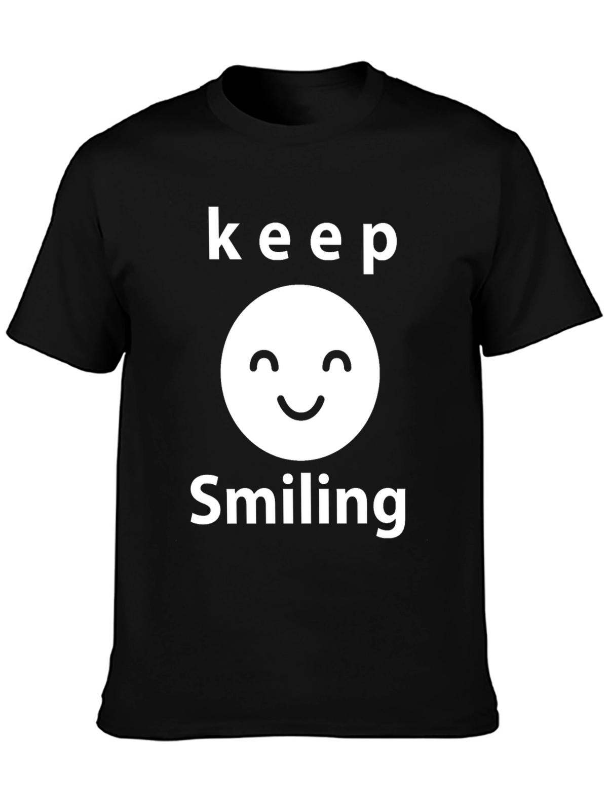 Keep Smiling Graphic T-Shirt - Positive Vibes