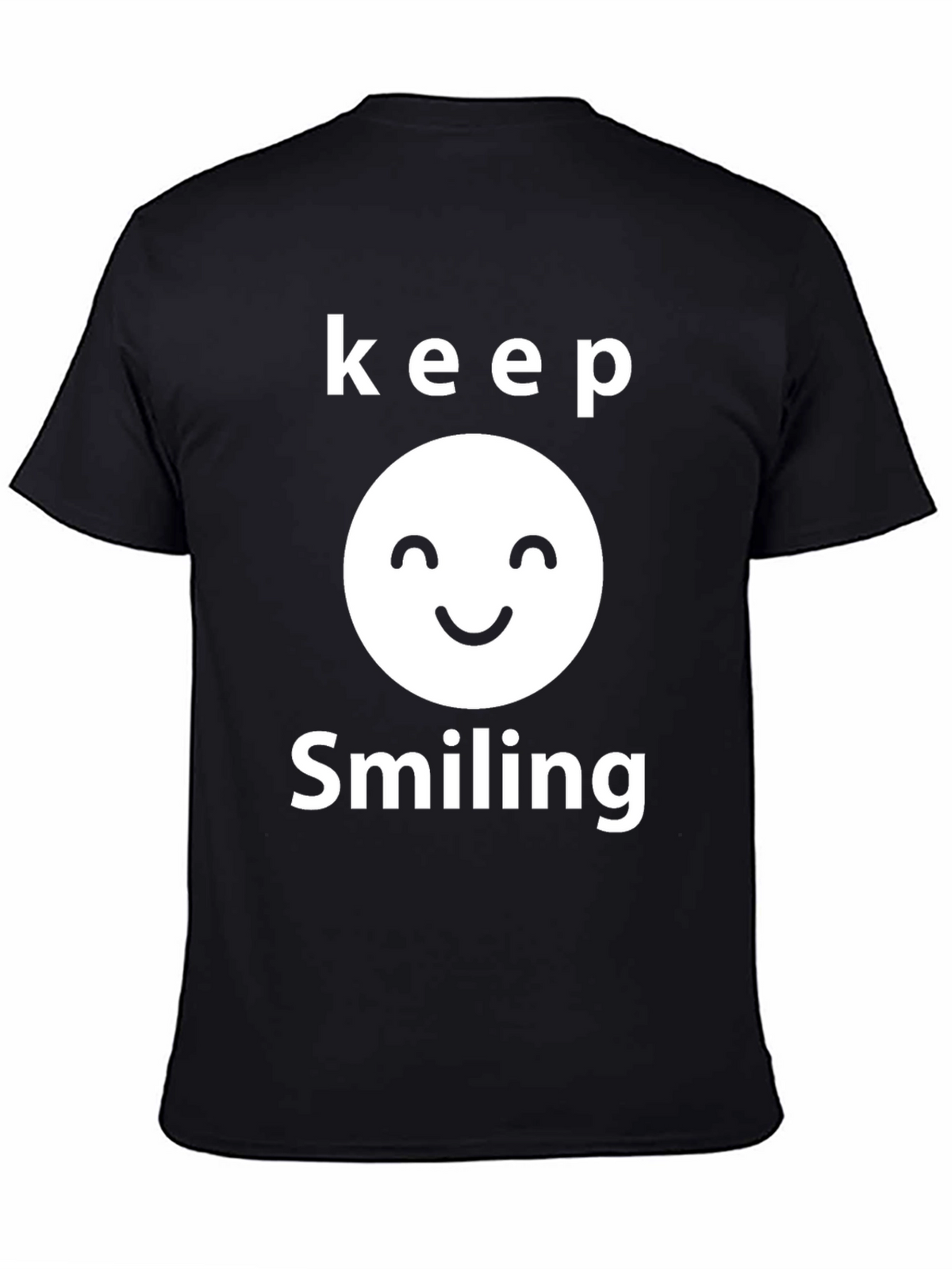 Keep Smiling Graphic T-Shirt - Positive Vibes