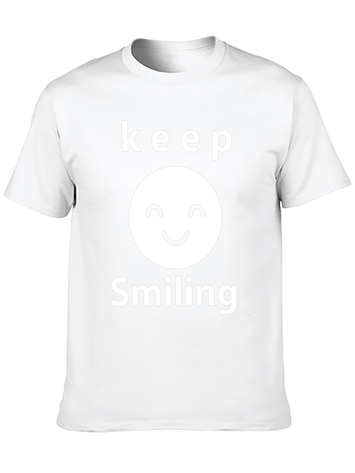 Keep Smiling Graphic T-Shirt - Positive Vibes