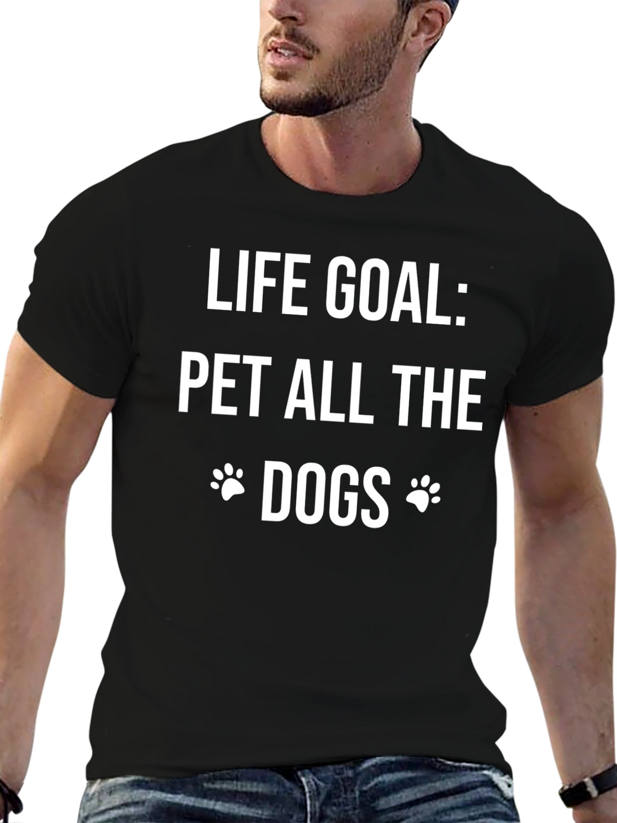 Life Goal Pet All The Dogs Graphic Tee