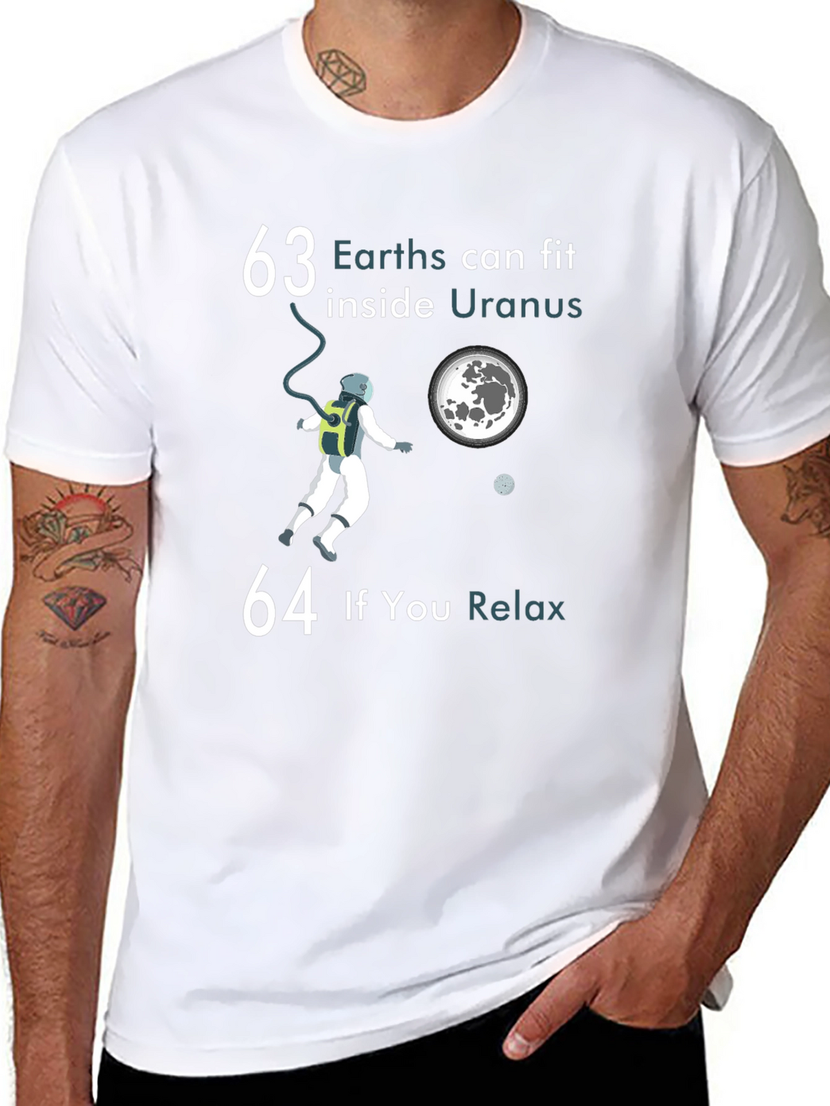 63 Earths Inside Uranus Graphic T-Shirt