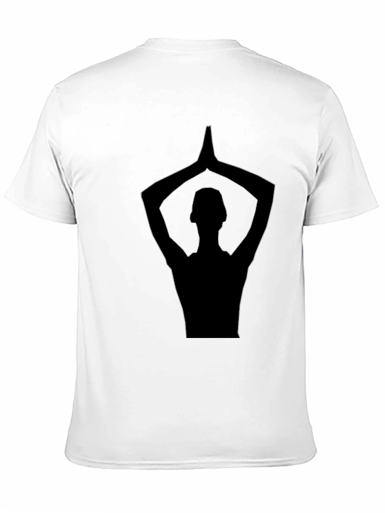 Yoga Silhouette Black T-Shirt