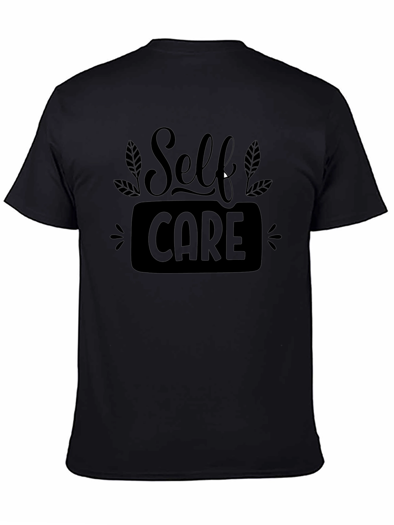 Self Care Black T-Shirt - Stylish Comfort