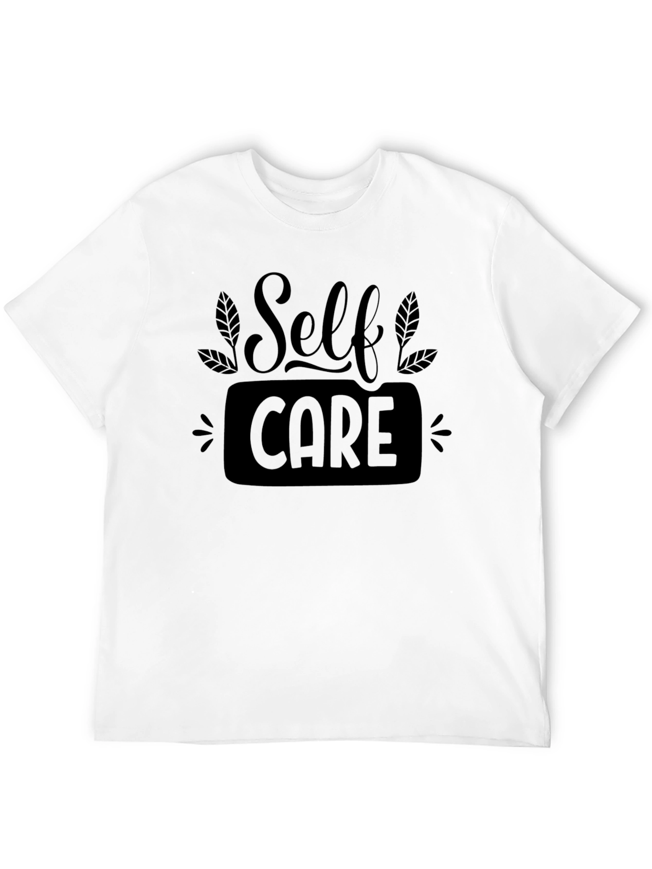 Self Care Black T-Shirt - Stylish Comfort
