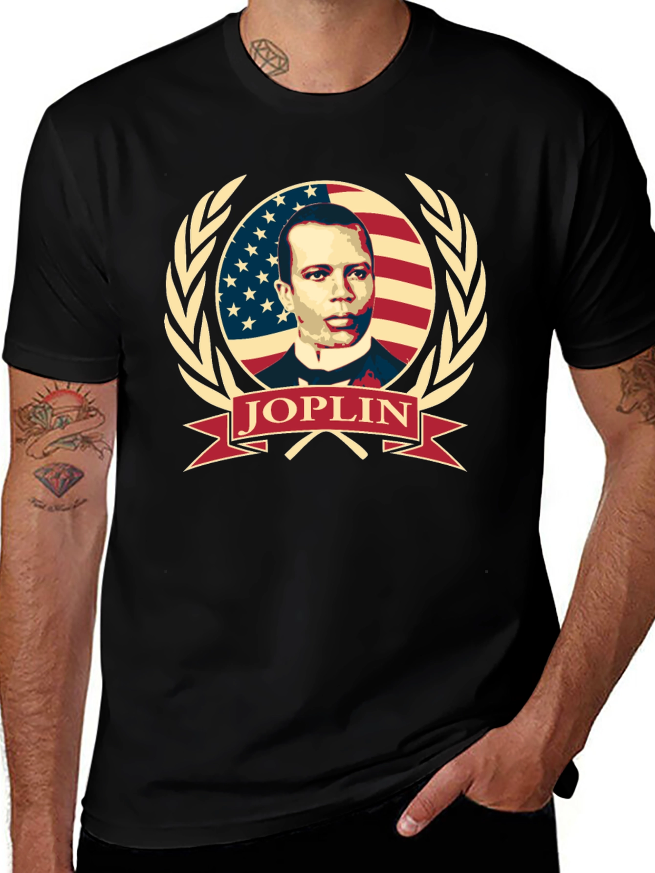Scott Joplin Tribute T-Shirt - Ragtime Composer Tee