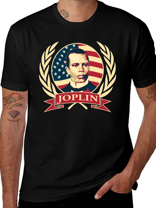 Scott Joplin Tribute T-Shirt - Ragtime Composer Tee
