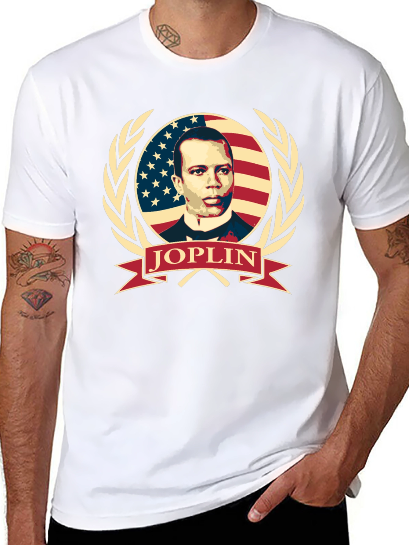 Scott Joplin Tribute T-Shirt - Ragtime Composer Tee