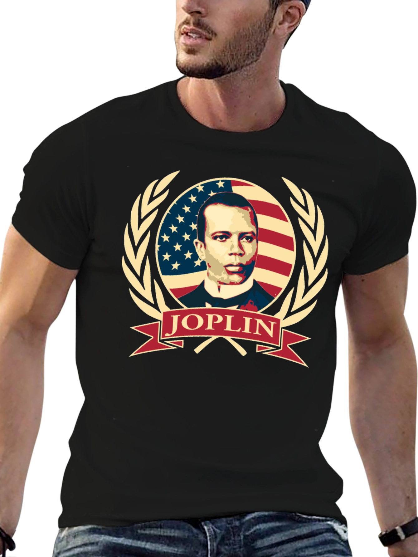 Scott Joplin Tribute T-Shirt - Ragtime Composer Tee