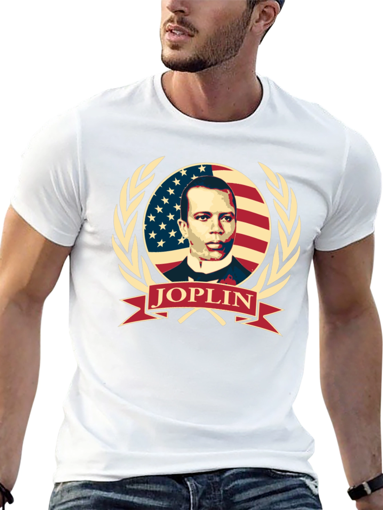 Scott Joplin Tribute T-Shirt - Ragtime Composer Tee