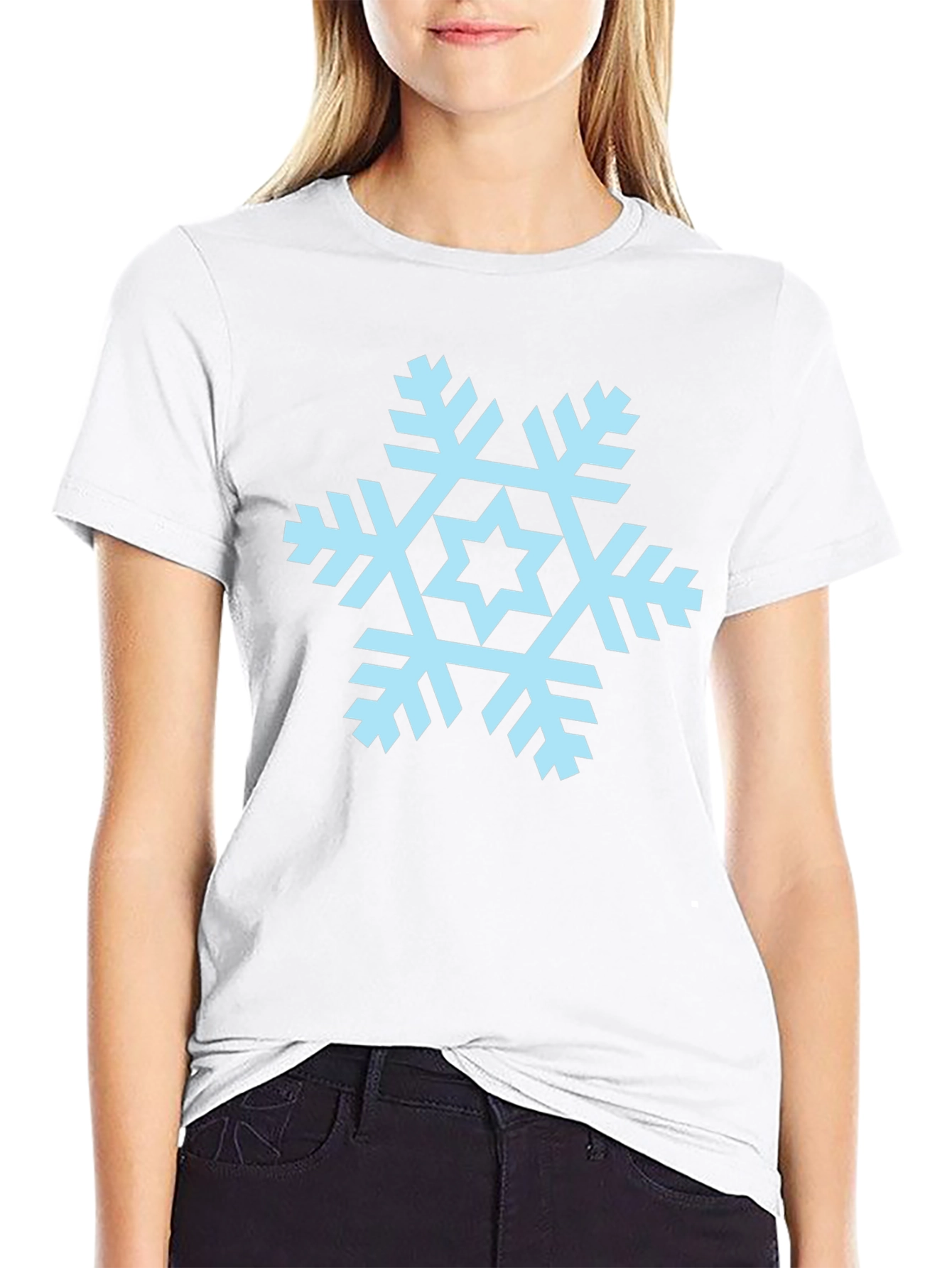 Snowflake Graphic Tee - Cool Winter Style