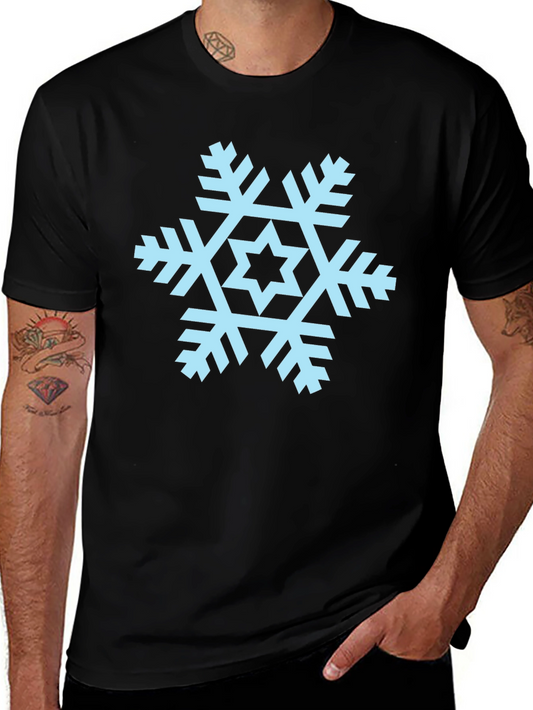 Snowflake Graphic Tee - Cool Winter Style