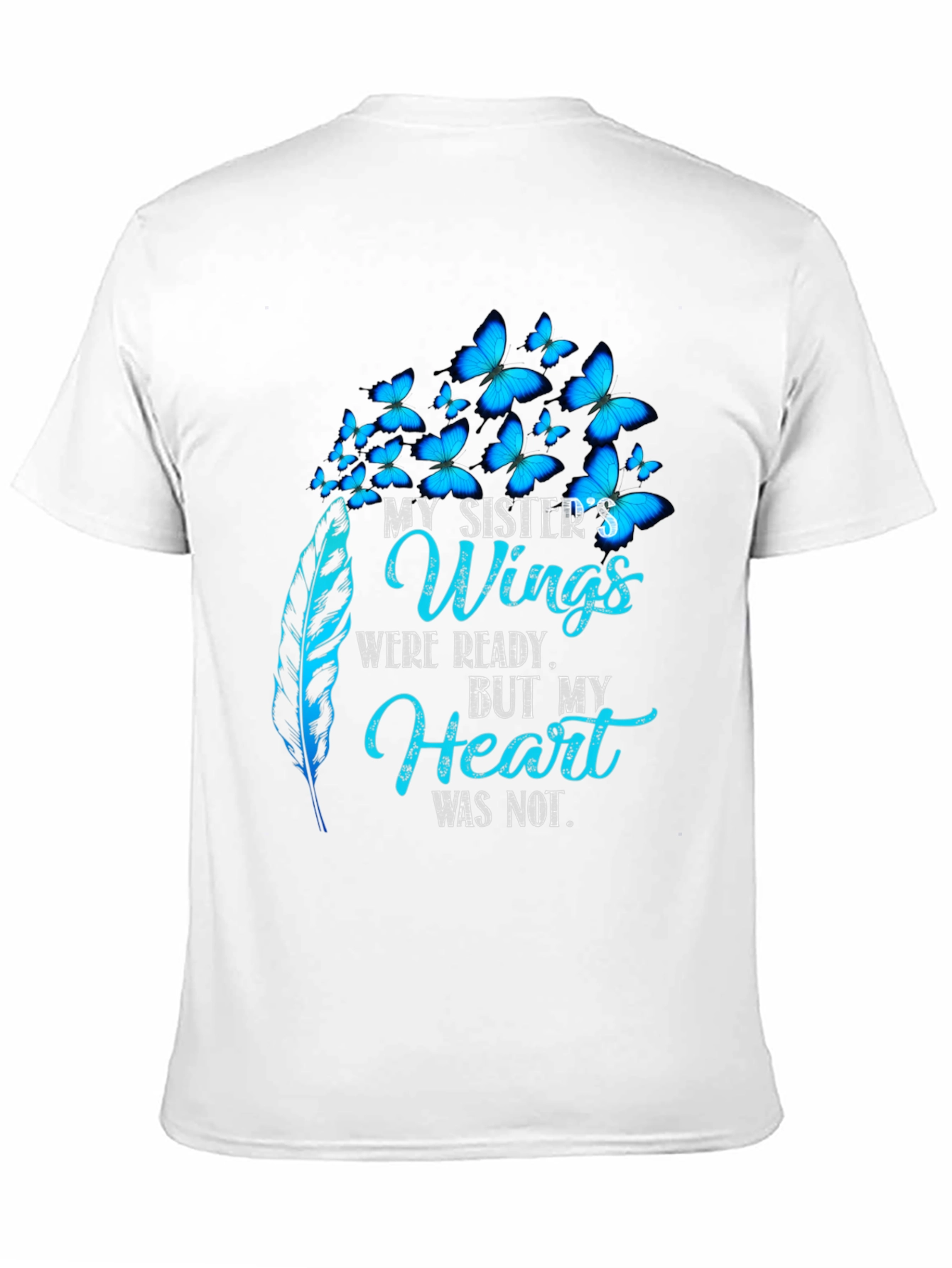 Sister Memorial Butterfly Wings T-Shirt