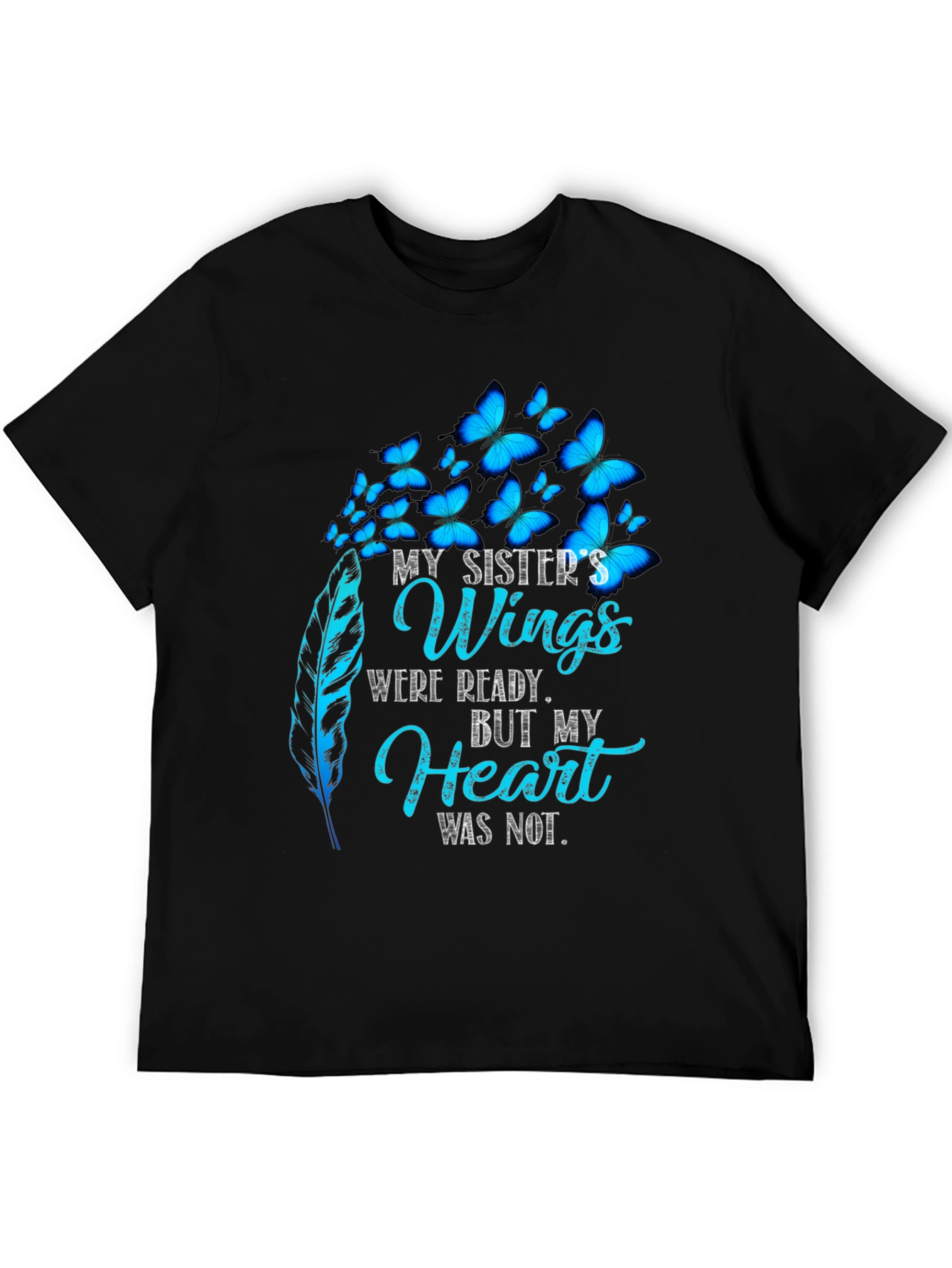 Sister Memorial Butterfly Wings T-Shirt