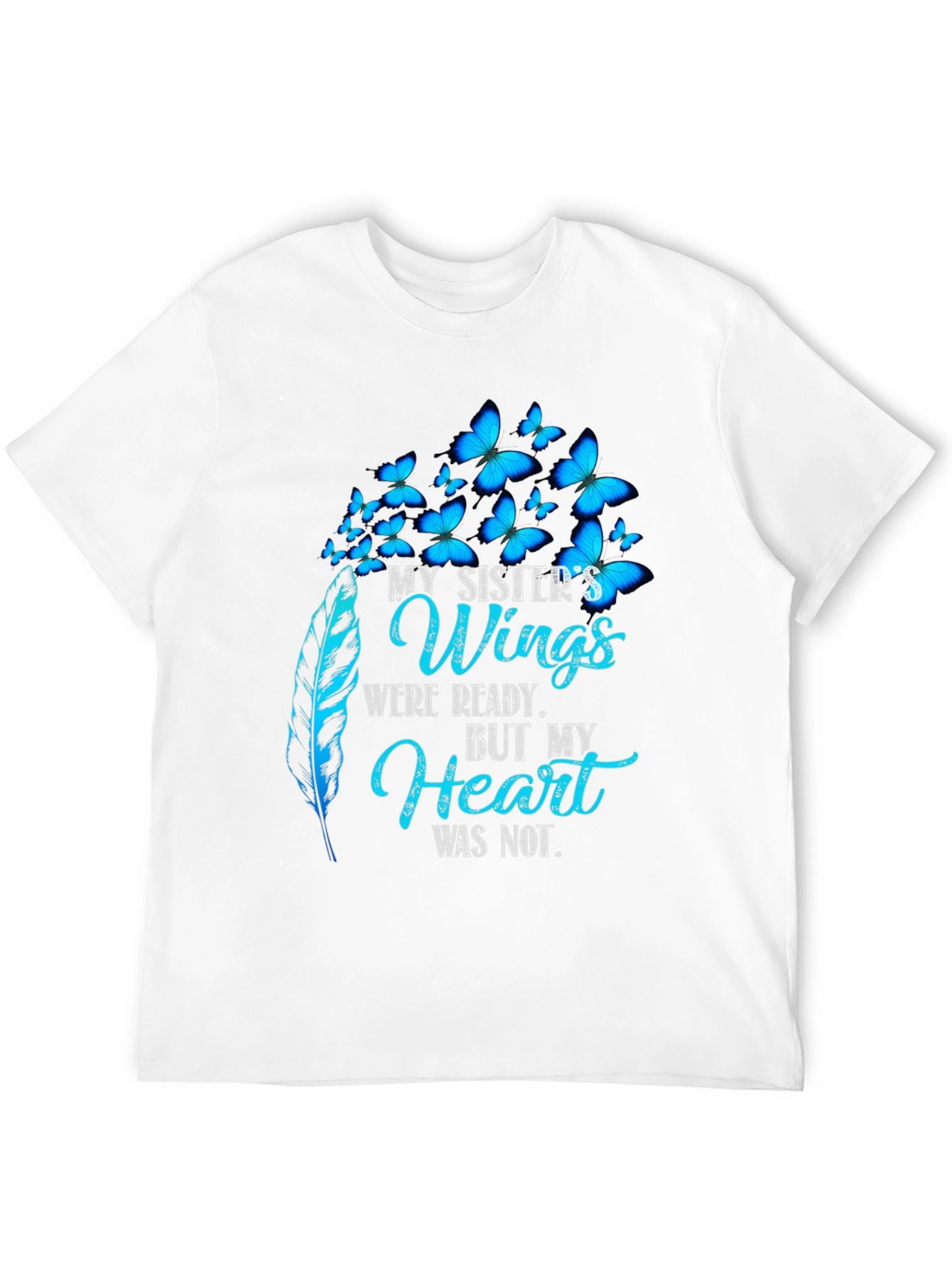 Sister Memorial Butterfly Wings T-Shirt