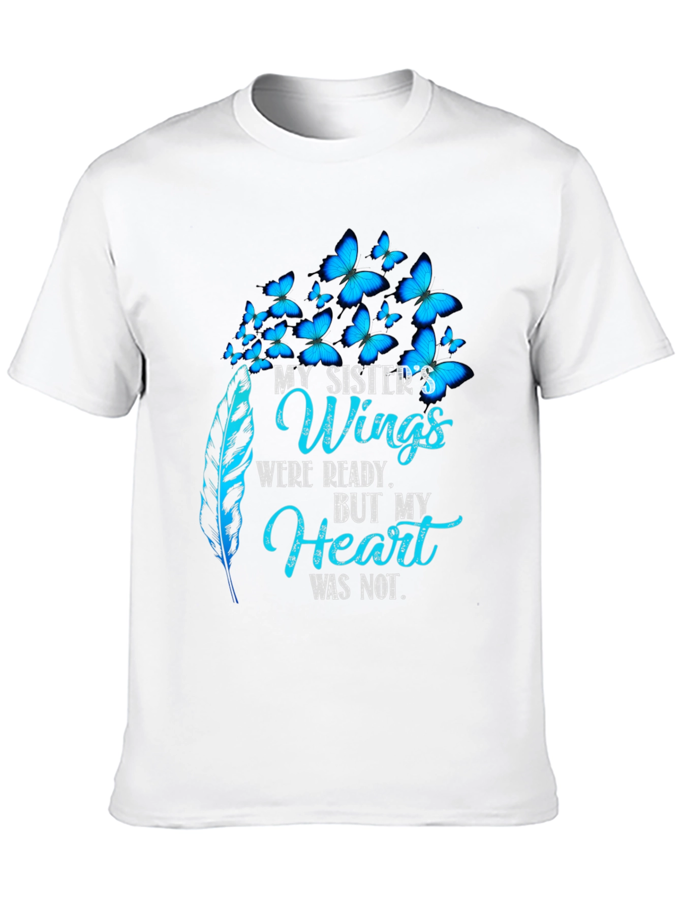 Sister Memorial Butterfly Wings T-Shirt
