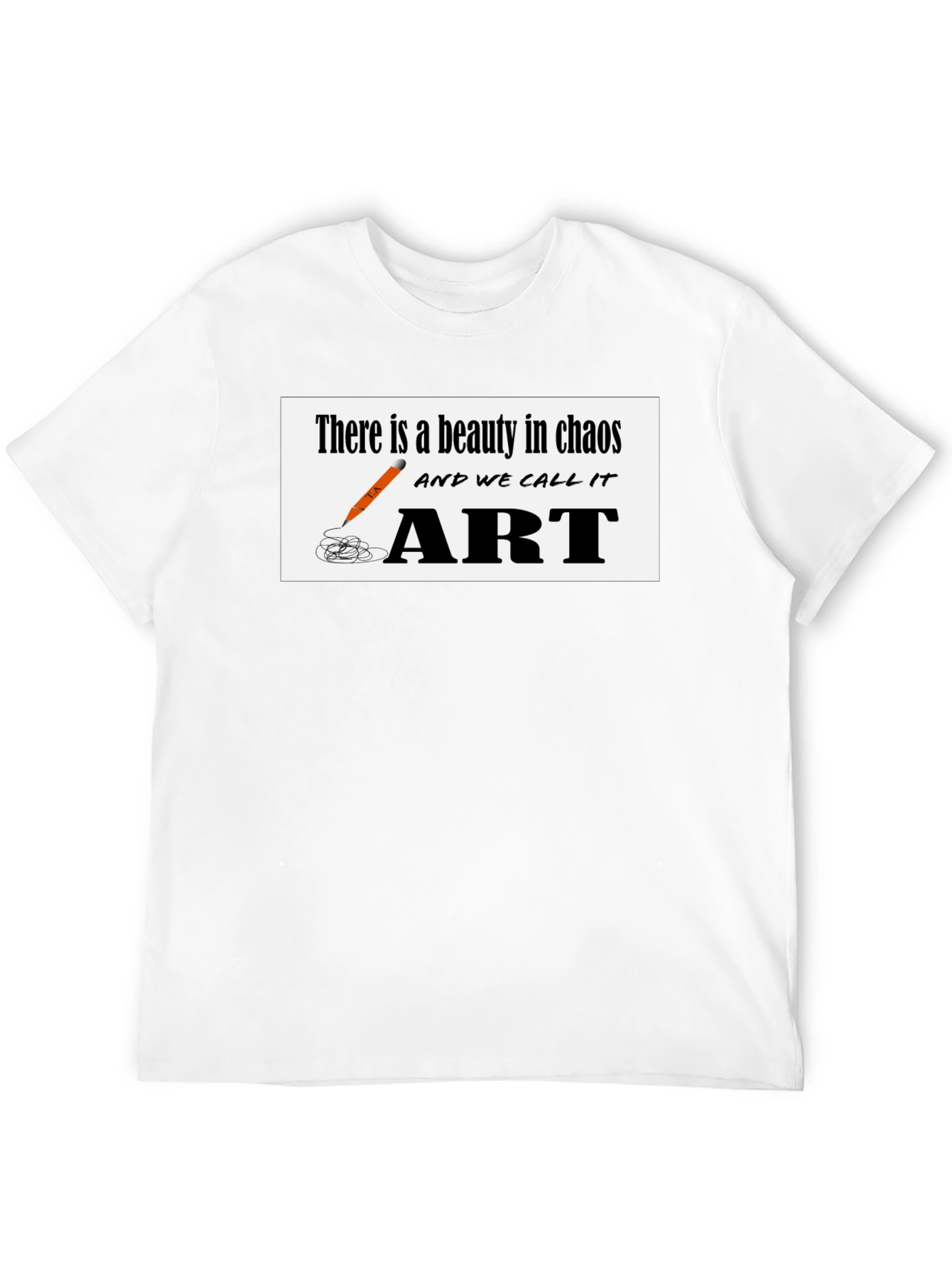 Chaos to Art Graphic T-Shirt - Beauty in Creation