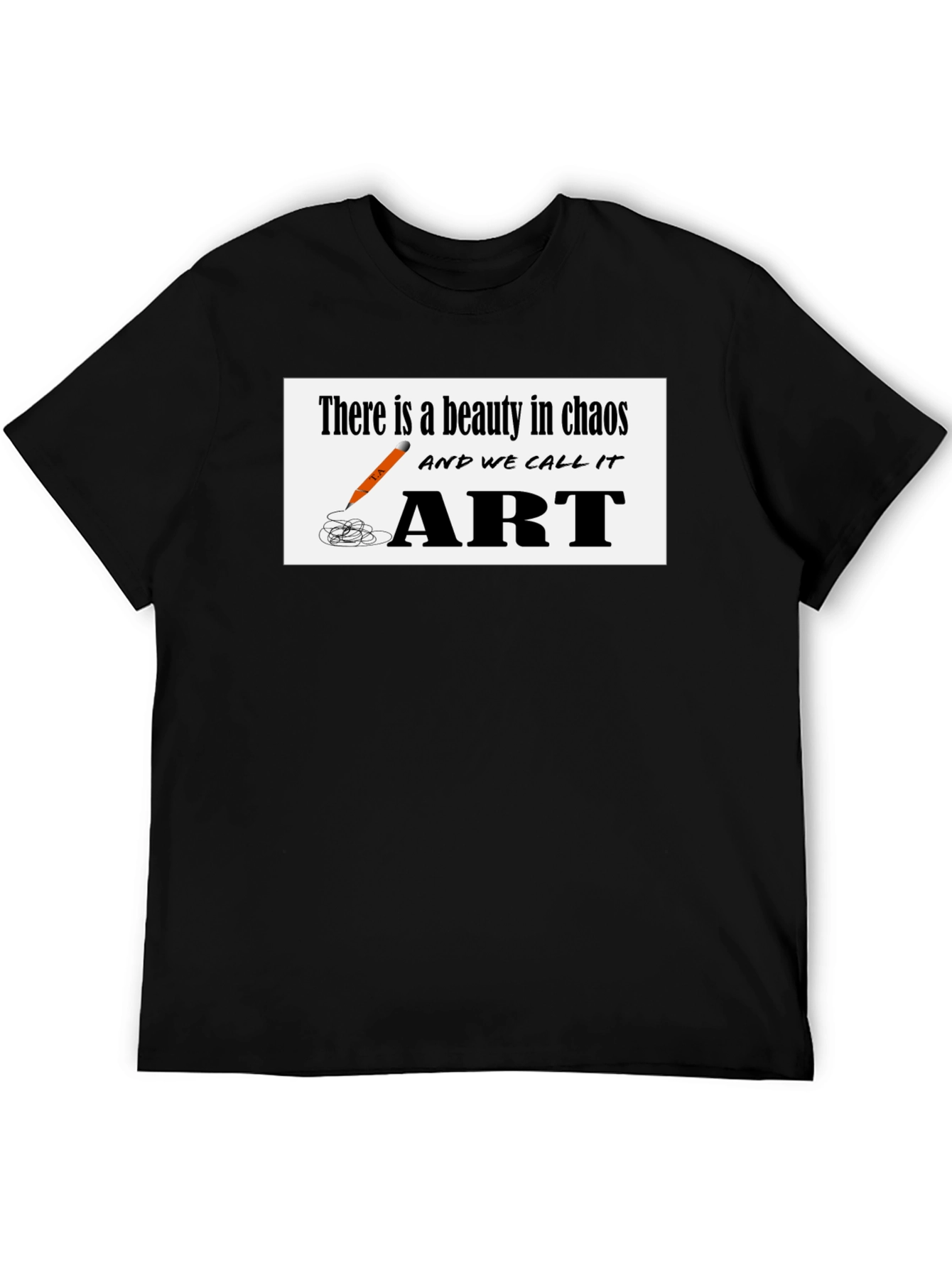Chaos to Art Graphic T-Shirt - Beauty in Creation