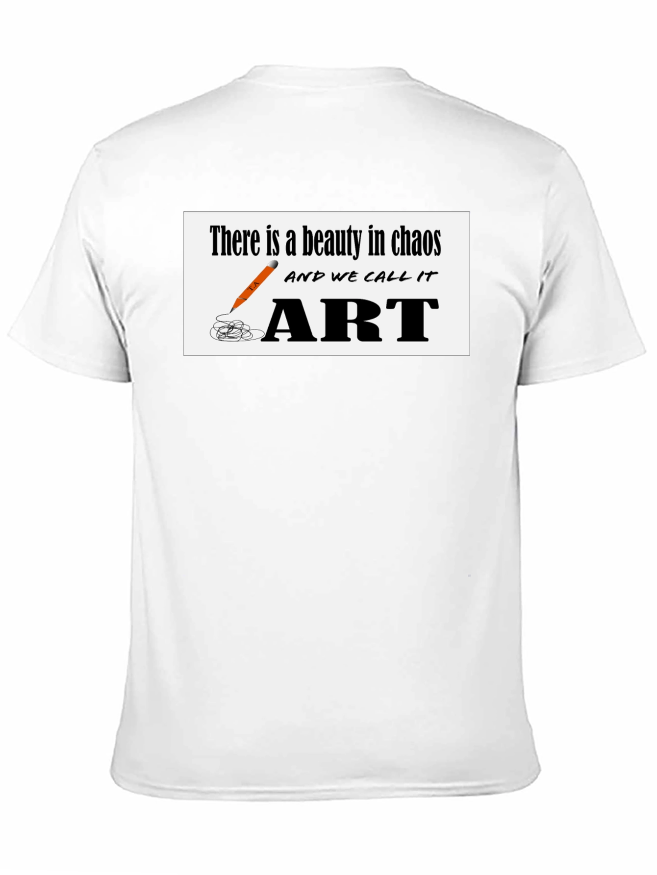 Chaos to Art Graphic T-Shirt - Beauty in Creation