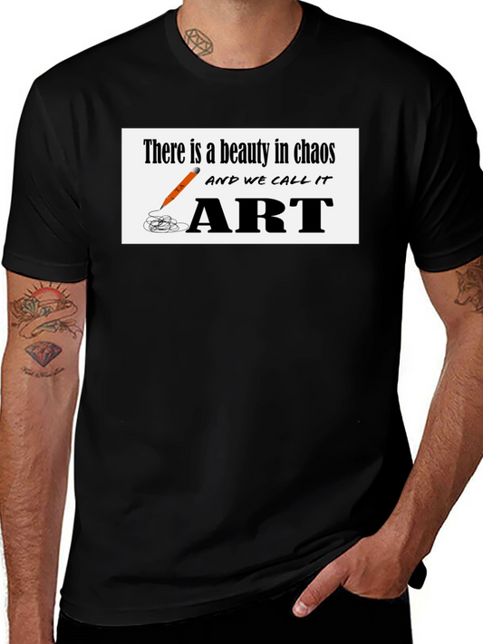 Chaos to Art Graphic T-Shirt - Beauty in Creation
