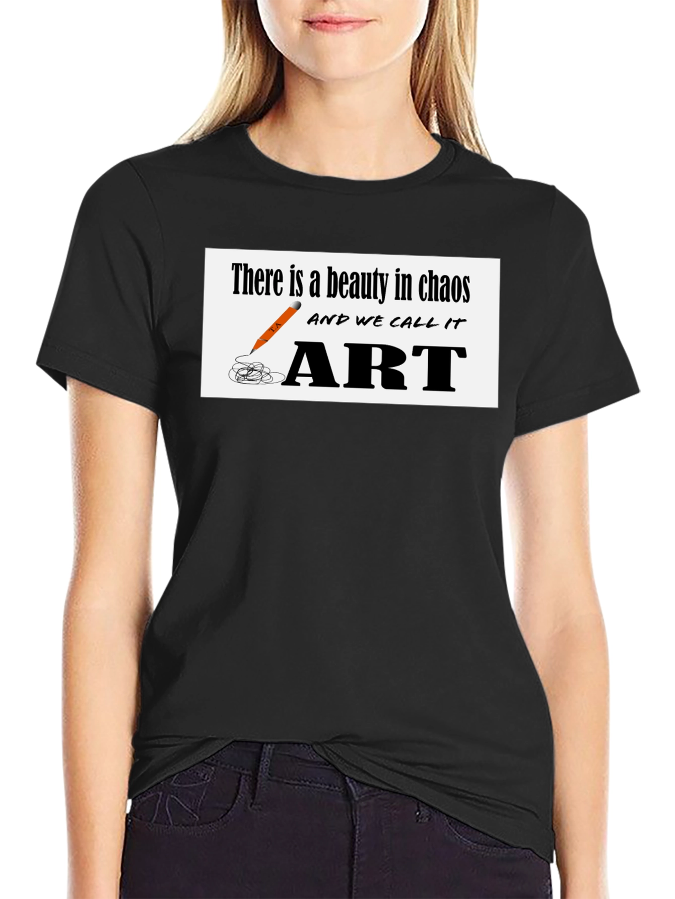 Chaos to Art Graphic T-Shirt - Beauty in Creation