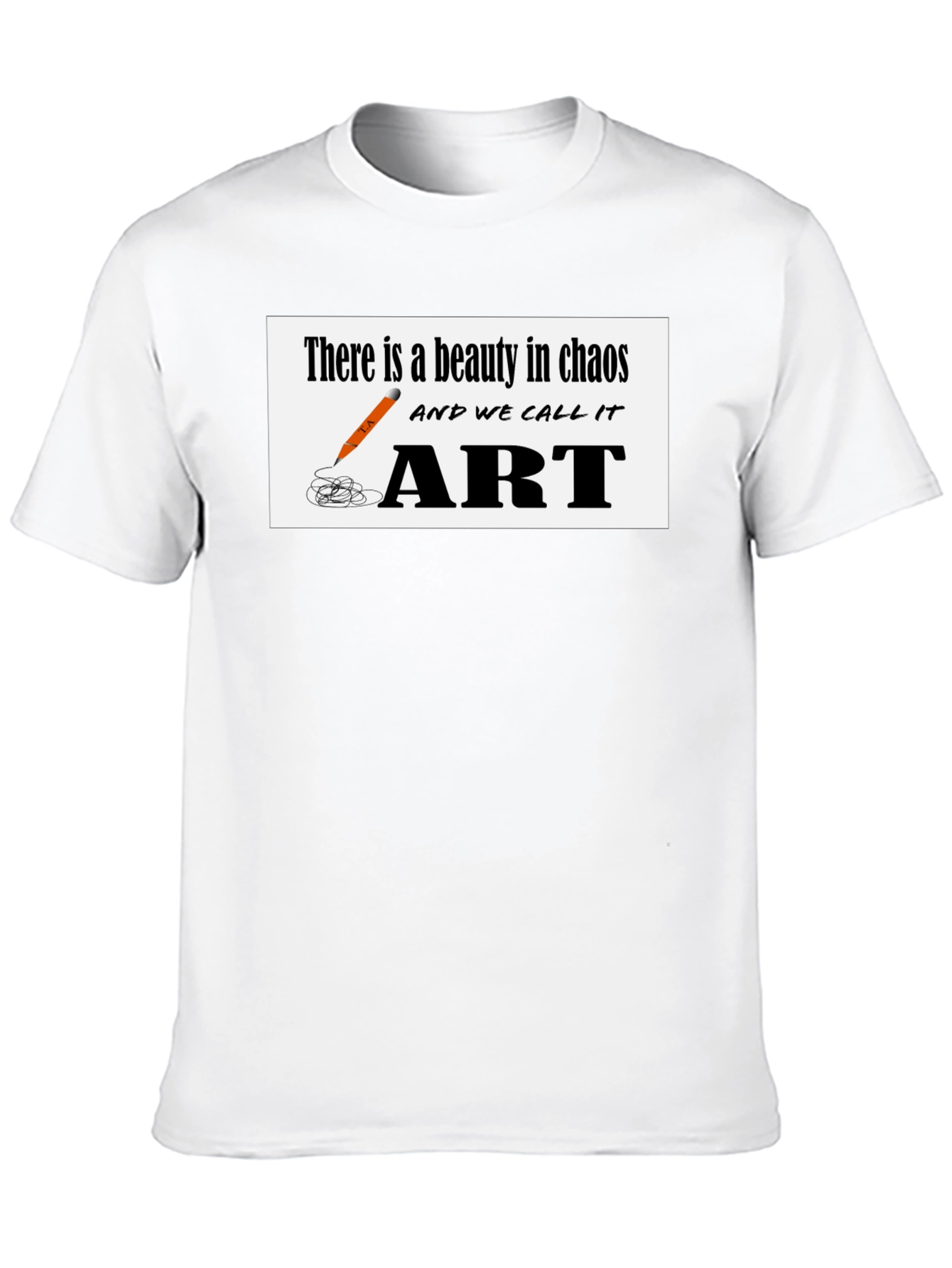 Chaos to Art Graphic T-Shirt - Beauty in Creation