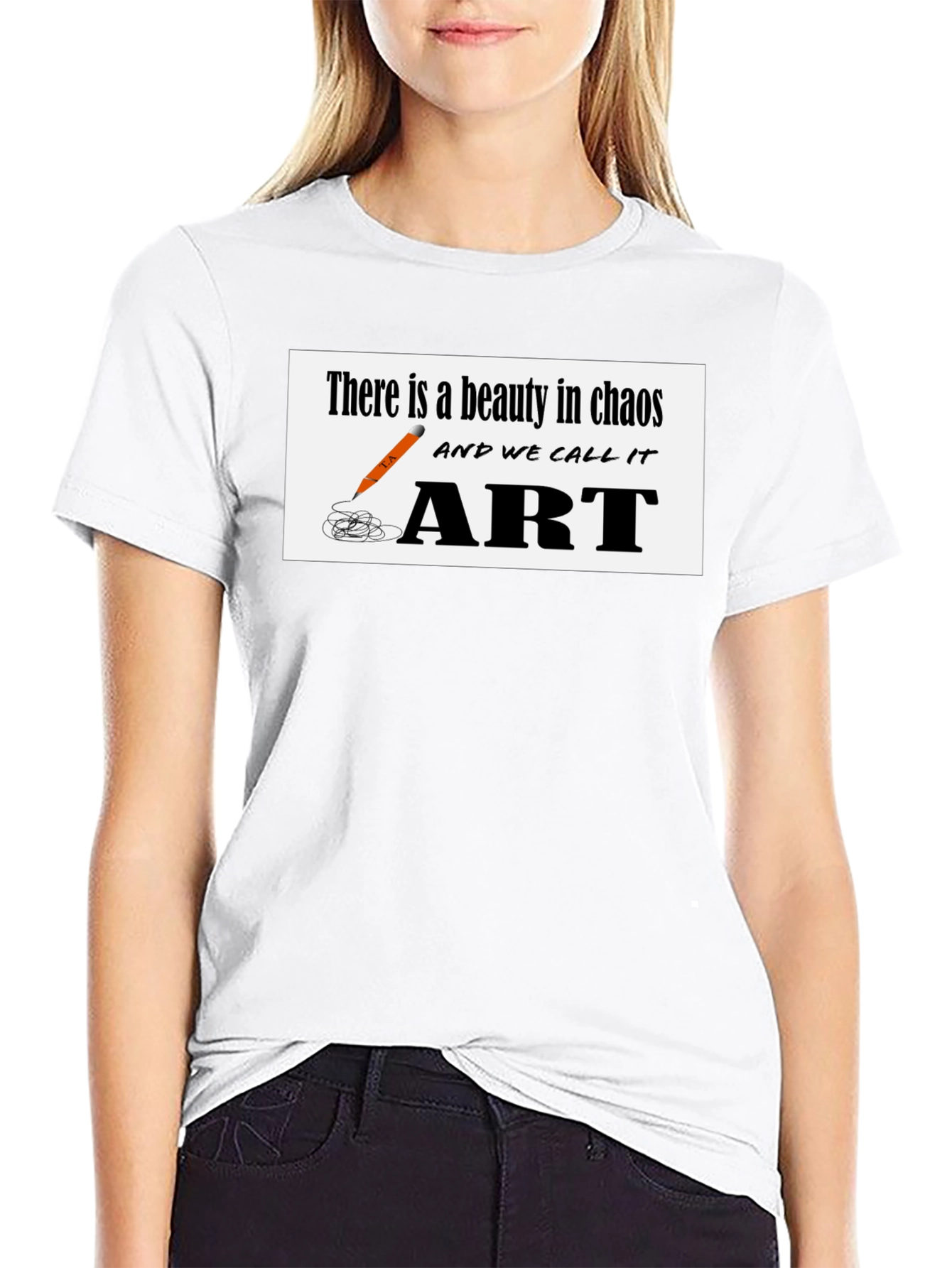 Chaos to Art Graphic T-Shirt - Beauty in Creation