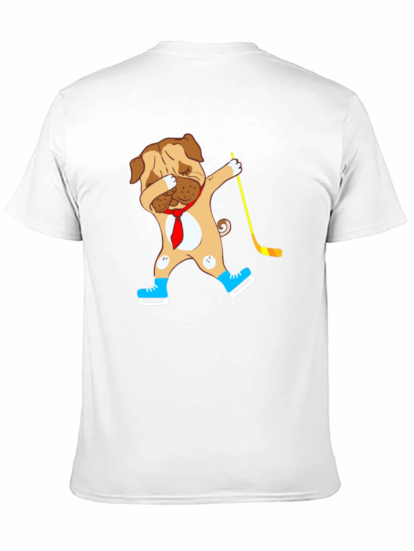 Dabbing Dog Hockey Player T-Shirt