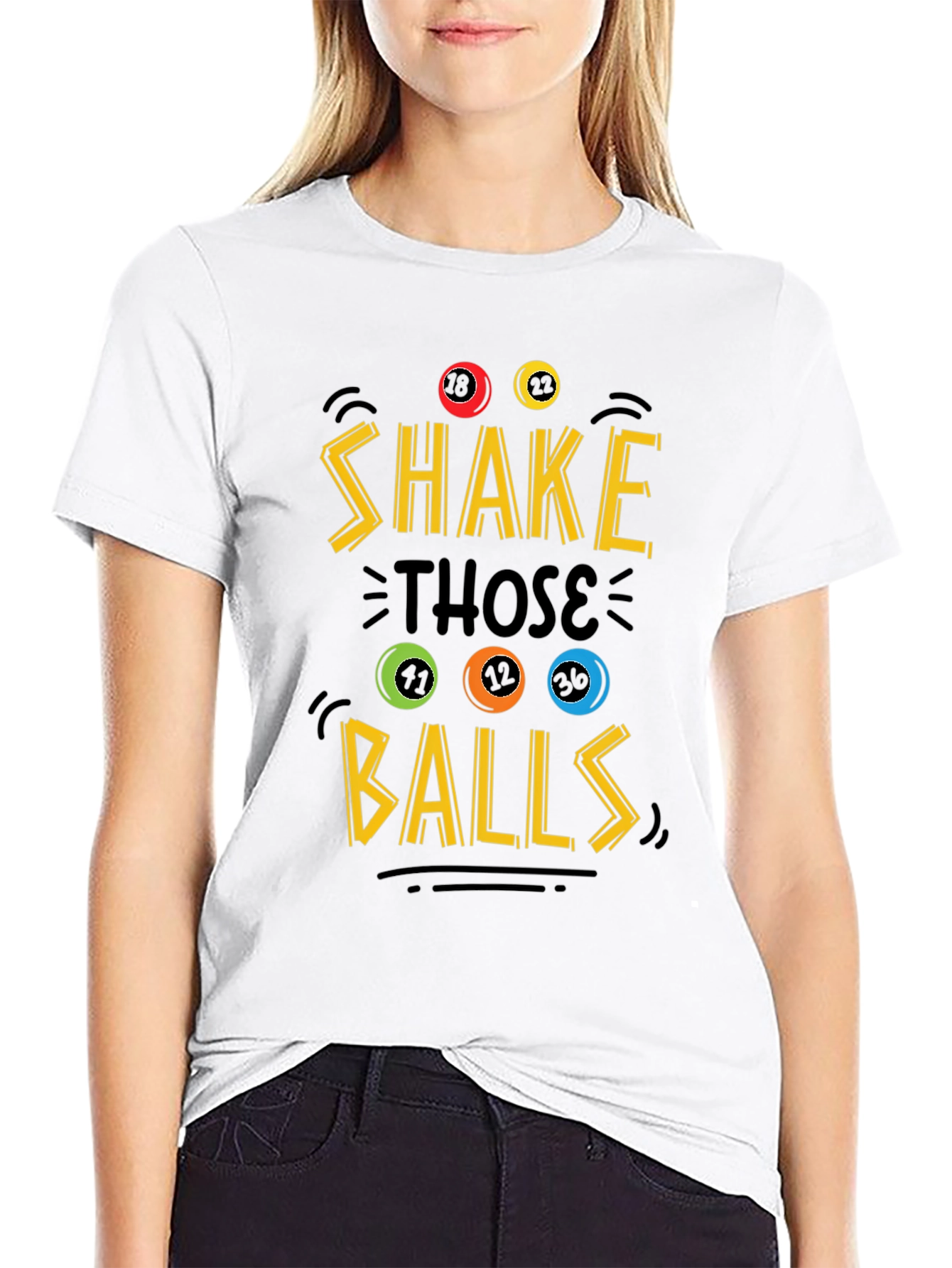 Shake Those Balls Graphic Tee - Novelty T-Shirt