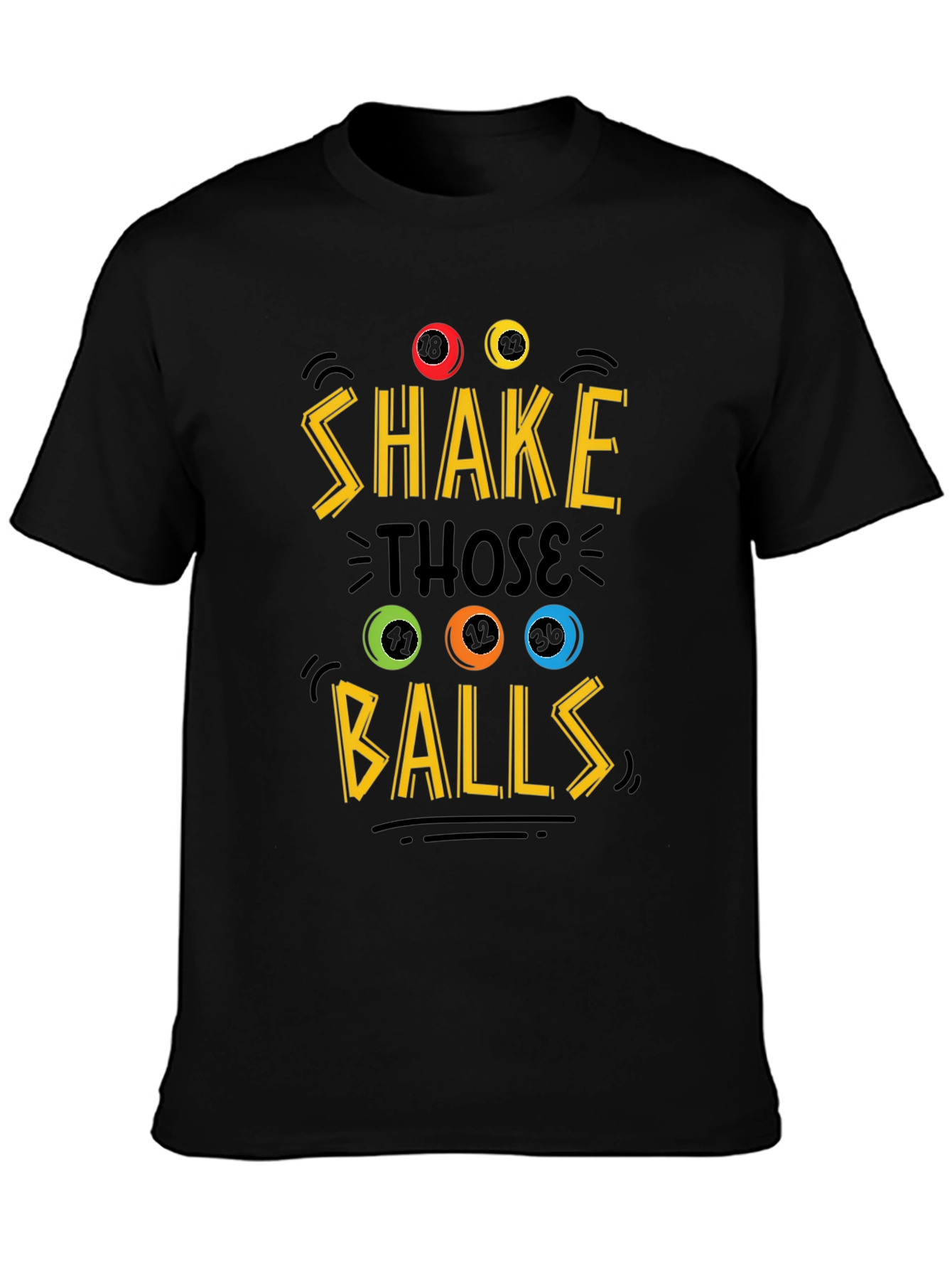 Shake Those Balls Graphic Tee - Novelty T-Shirt