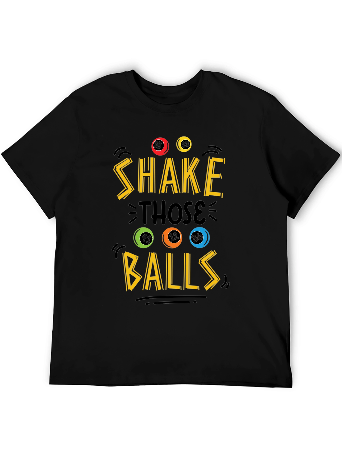 Shake Those Balls Graphic Tee - Novelty T-Shirt