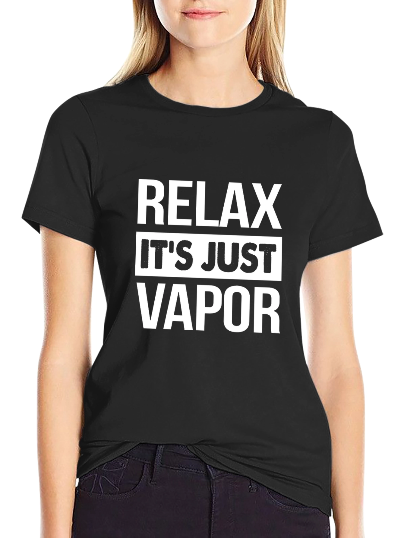 Relax Its Just Vapor Graphic T-Shirt