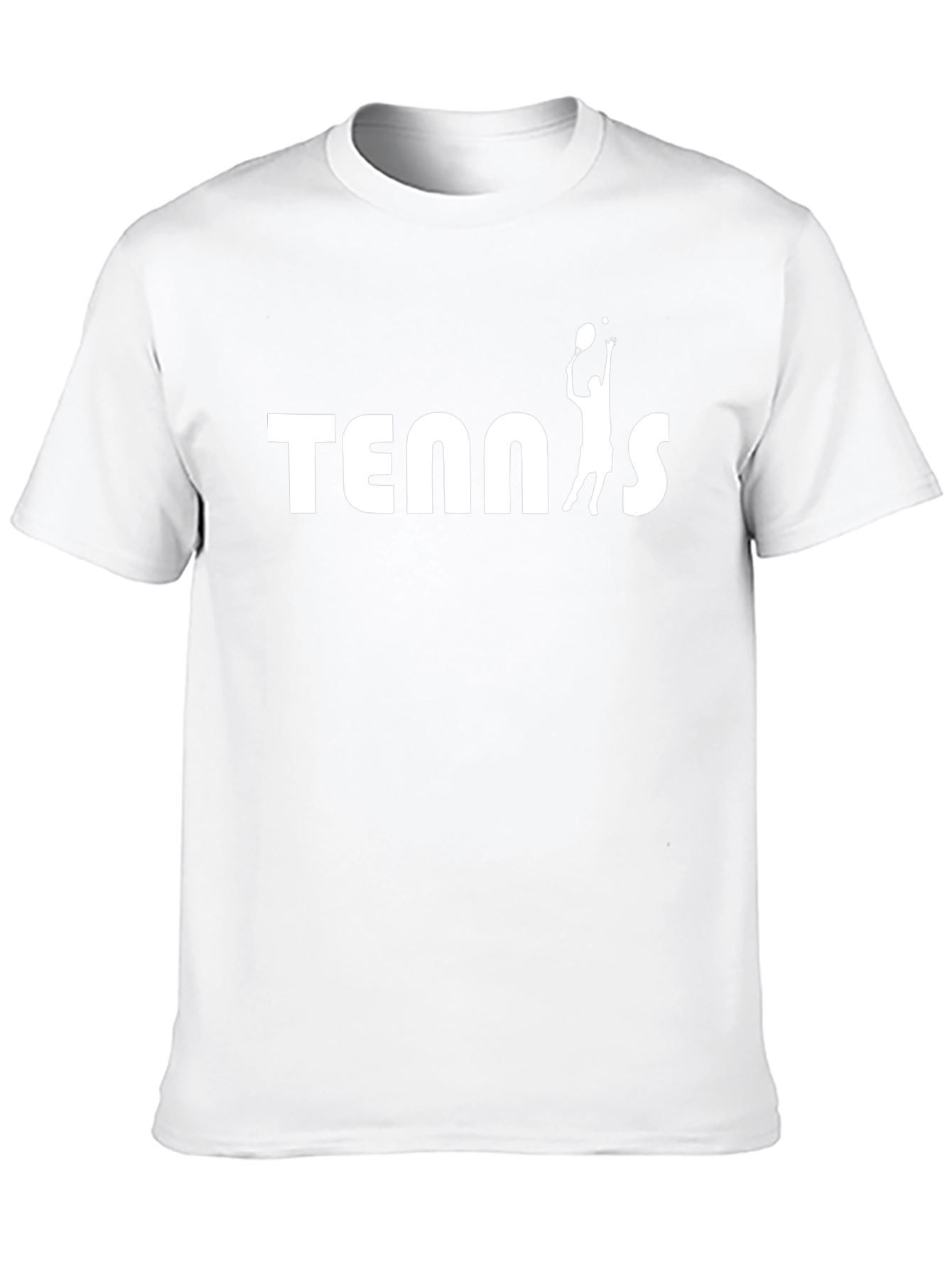 Tennis Player Graphic Black T-Shirt