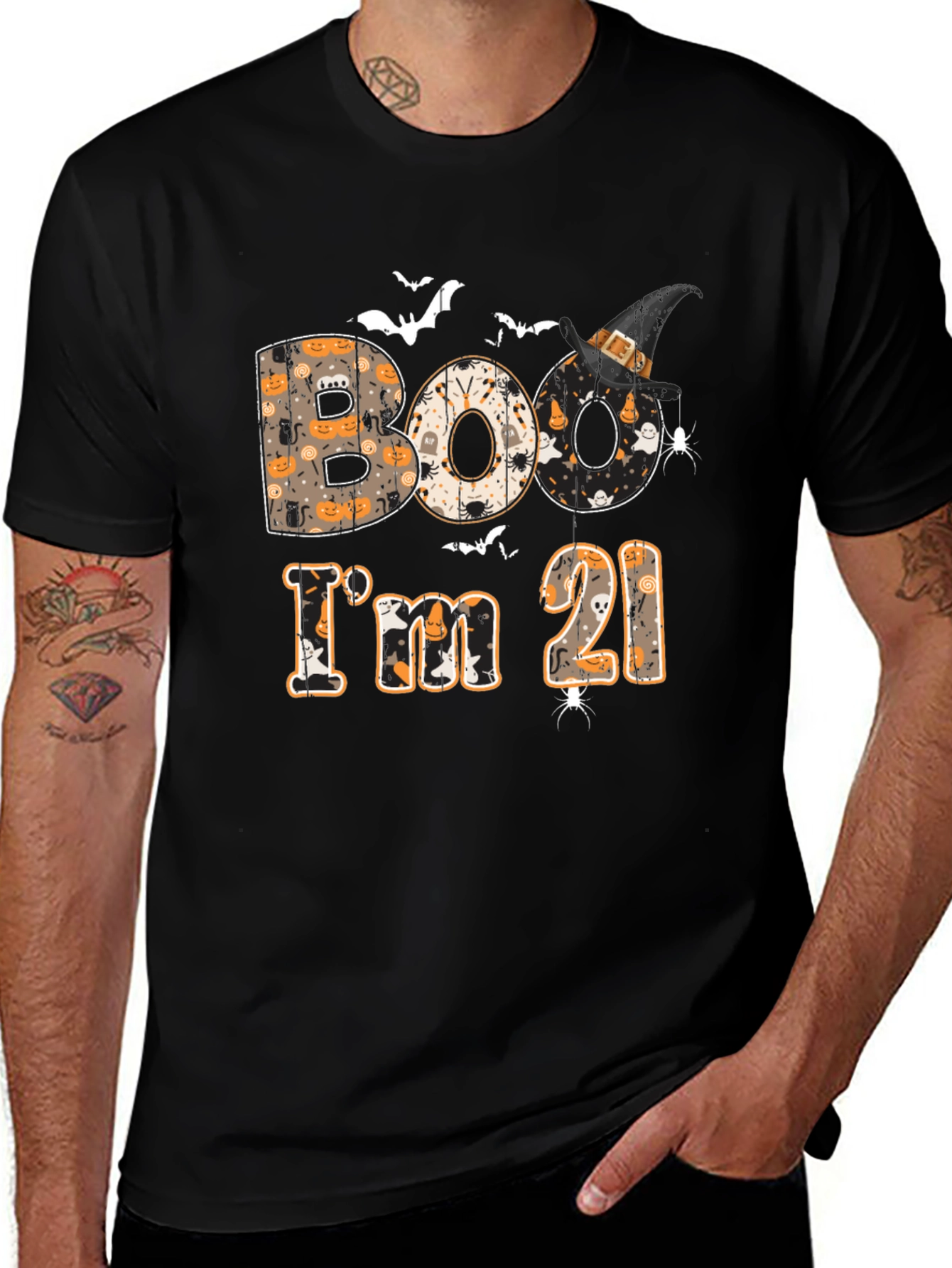 Boo Im 21 Halloween Birthday T-Shirt