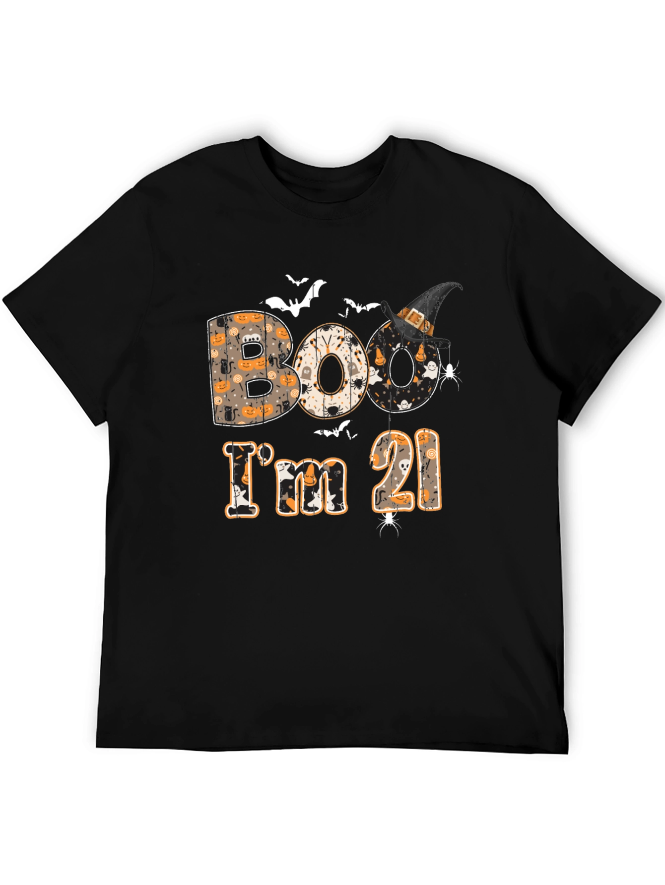 Boo Im 21 Halloween Birthday T-Shirt