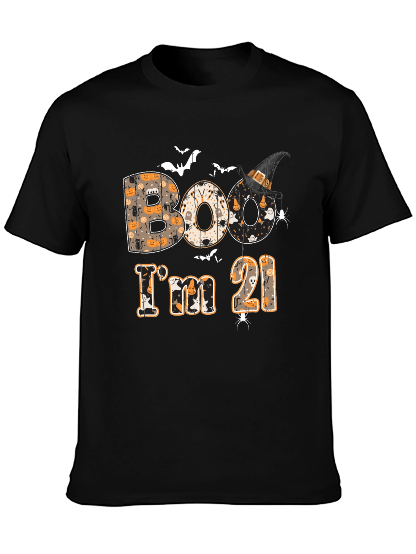 Boo Im 21 Halloween Birthday T-Shirt