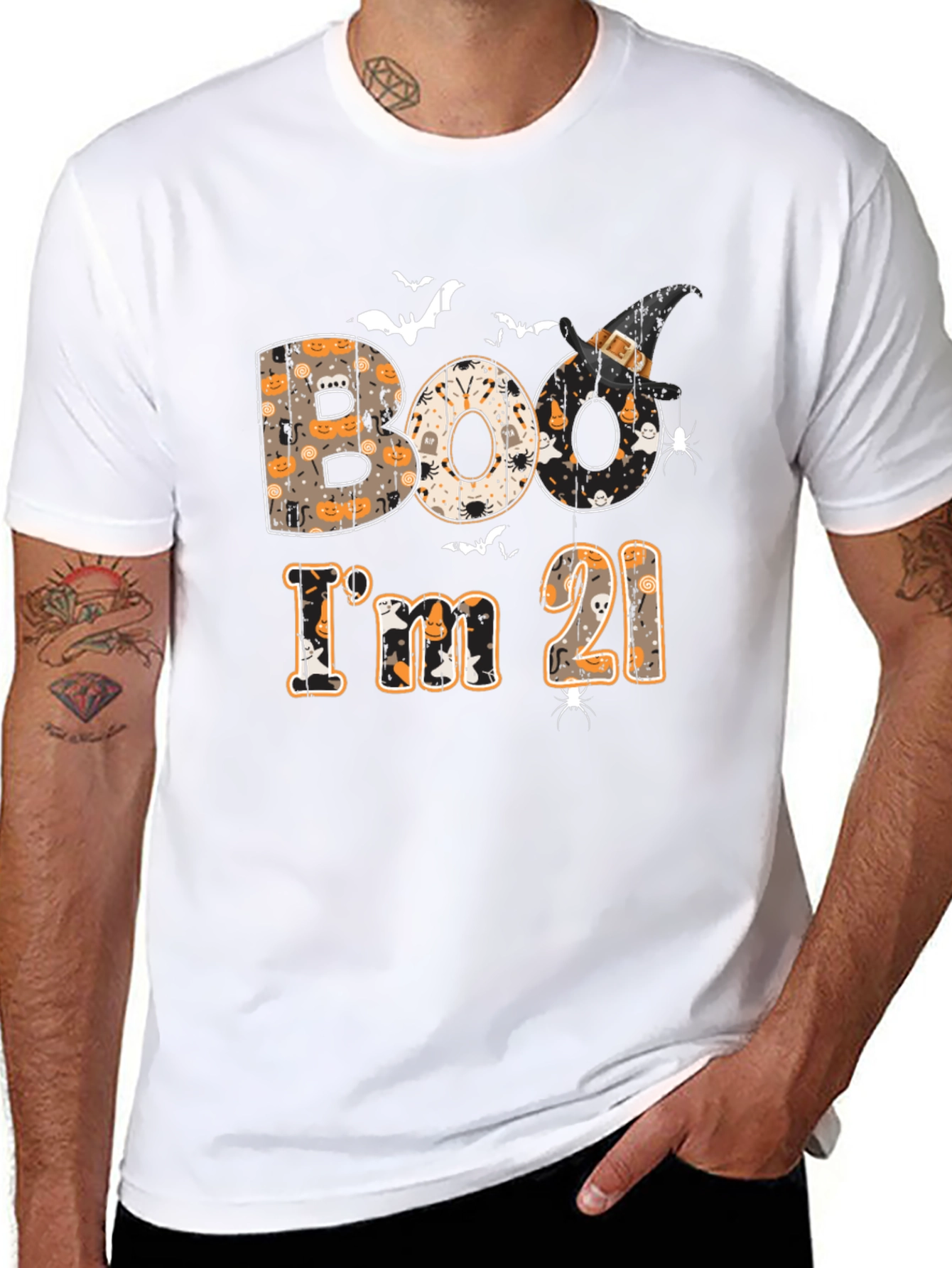 Boo Im 21 Halloween Birthday T-Shirt