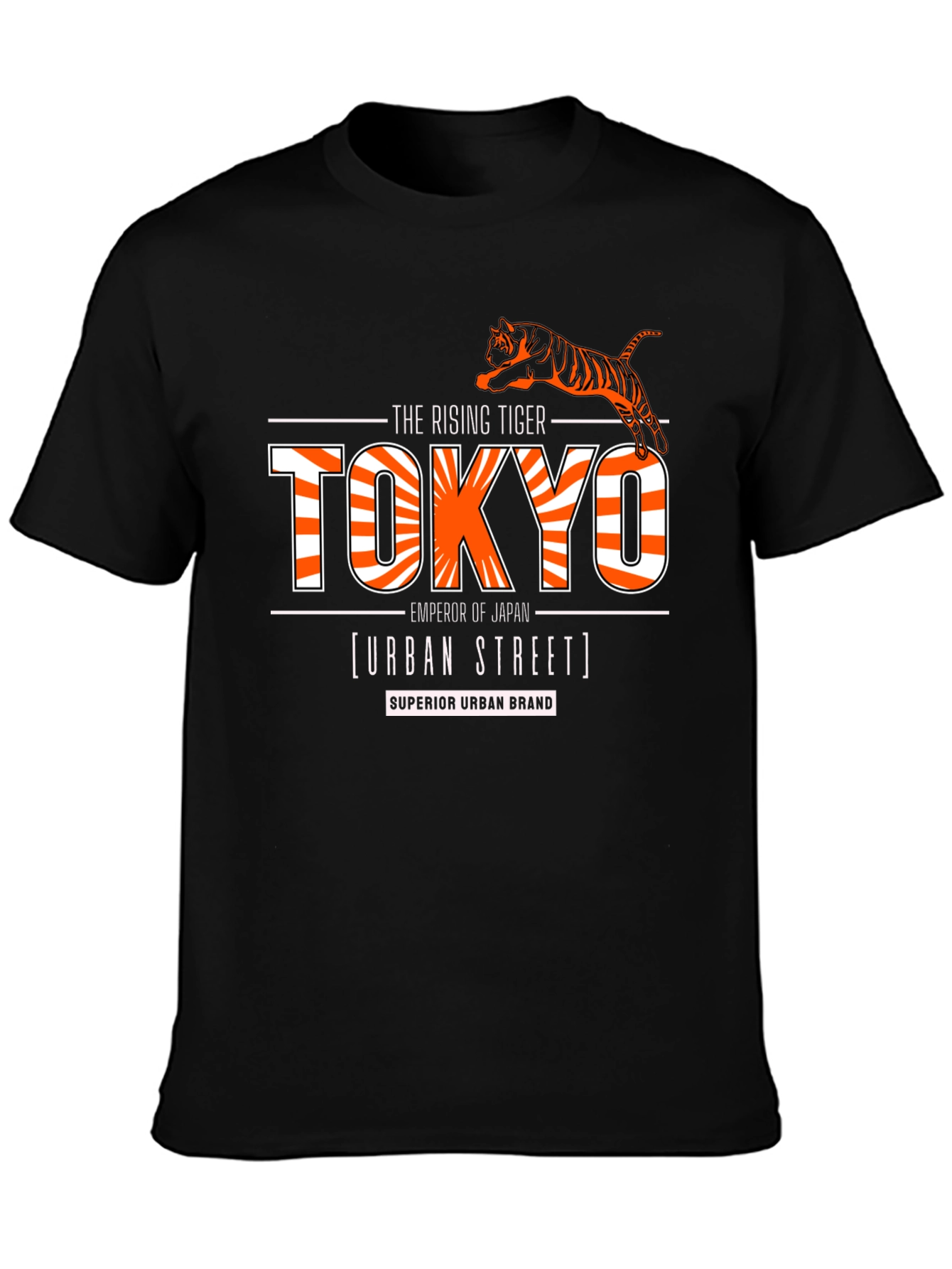 Tokyo Rising Tiger Graphic Print Tee