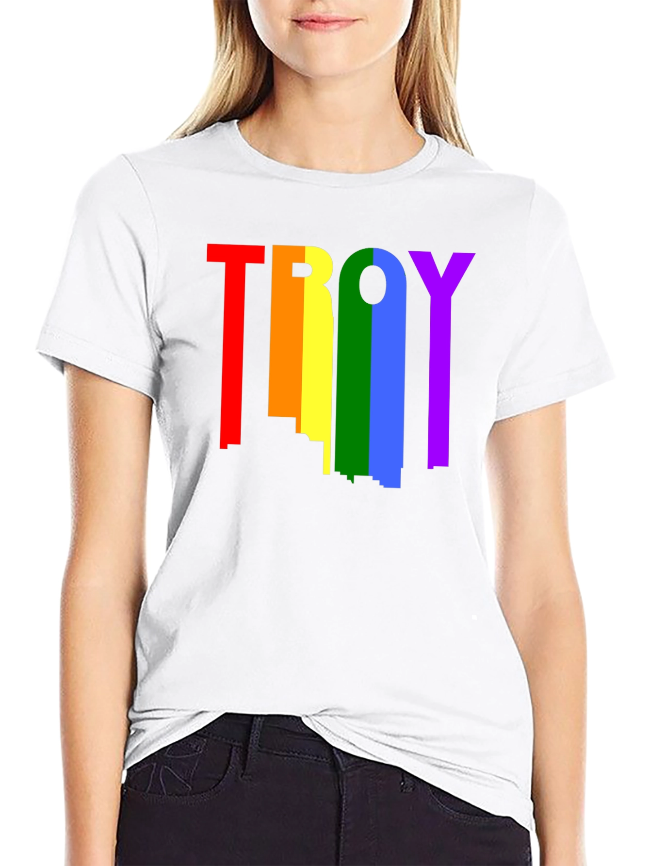 Rainbow Troy Pride T-Shirt