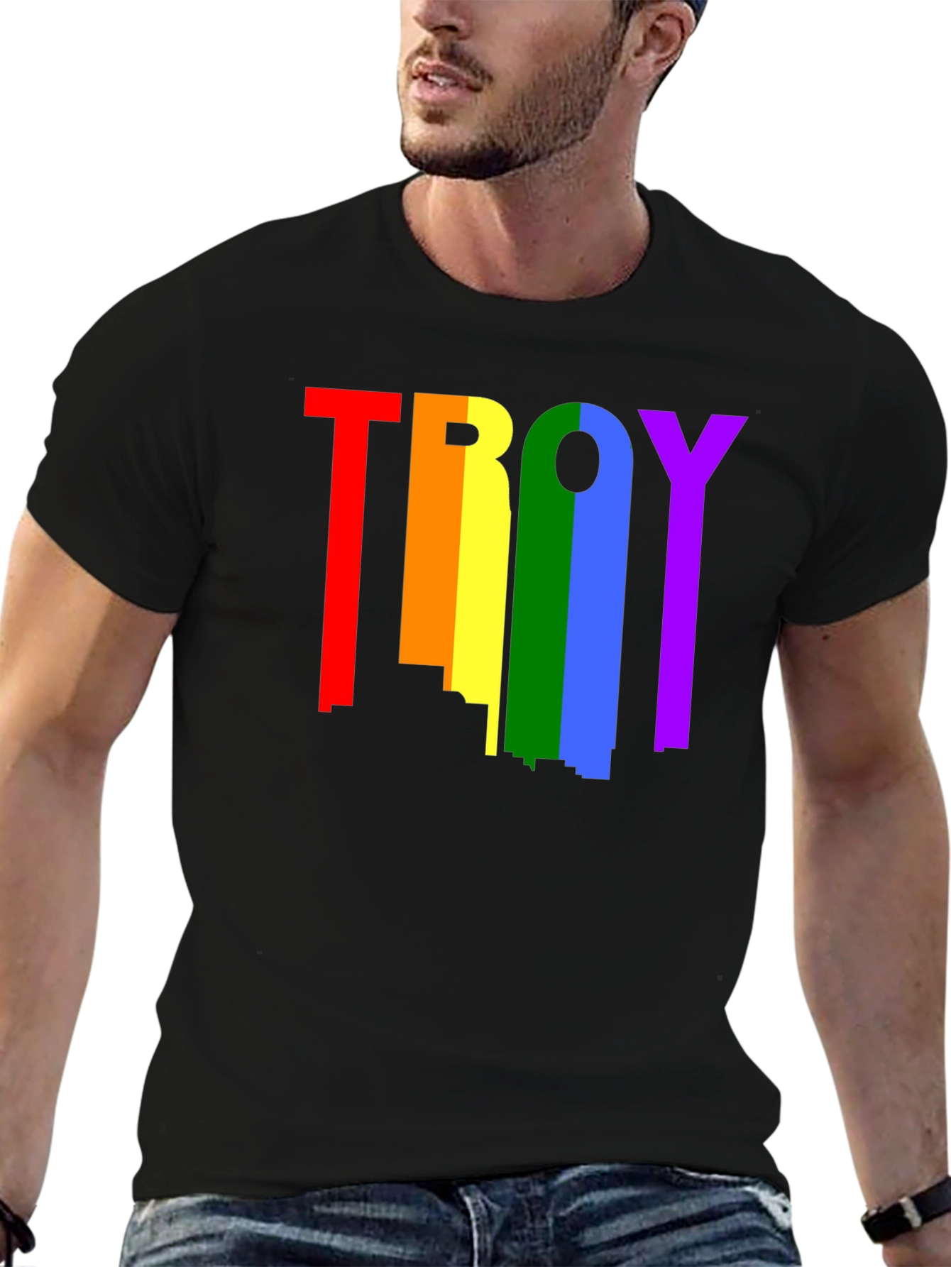 Rainbow Troy Pride T-Shirt